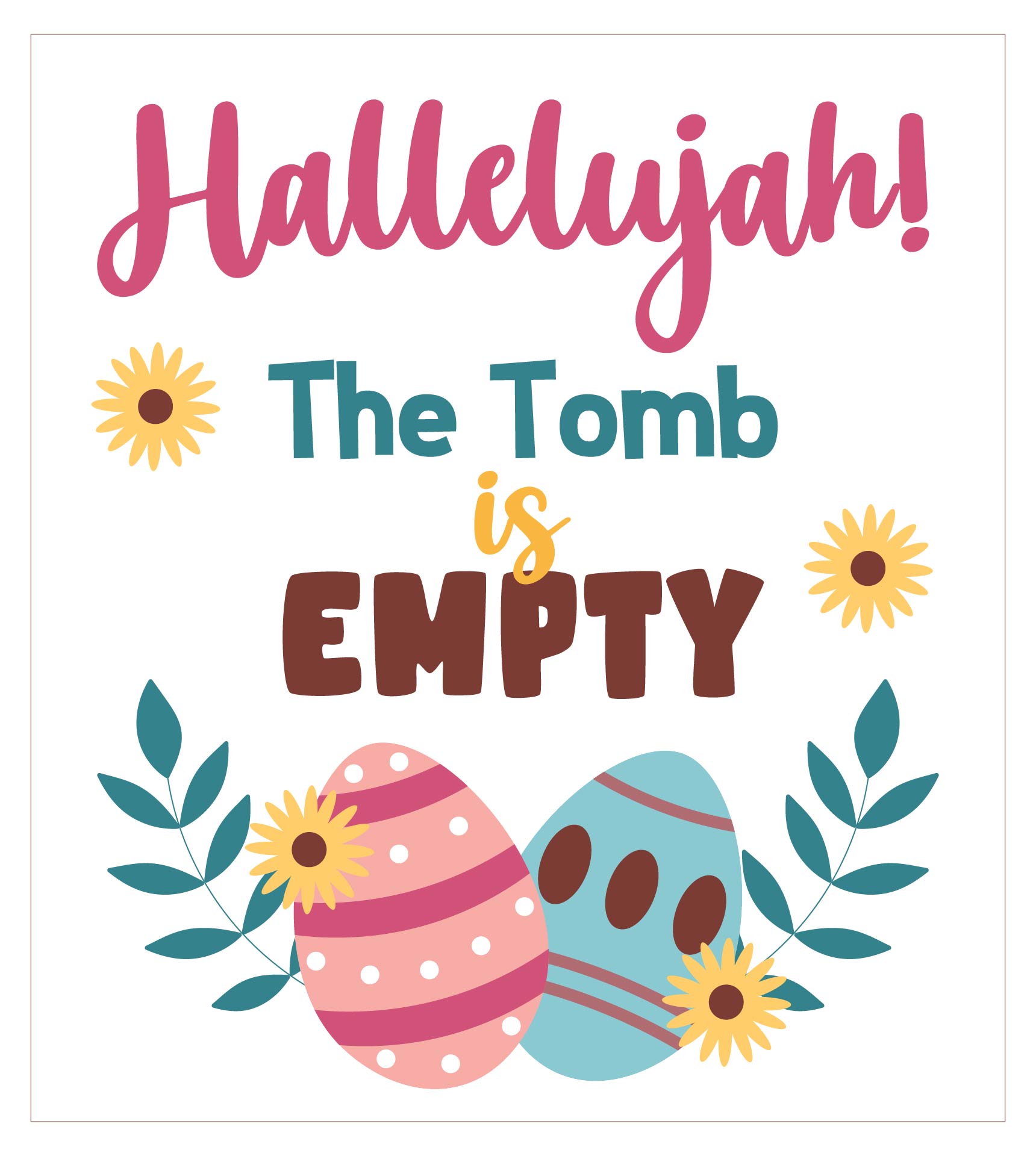 Christian Easter Wall Art Printables