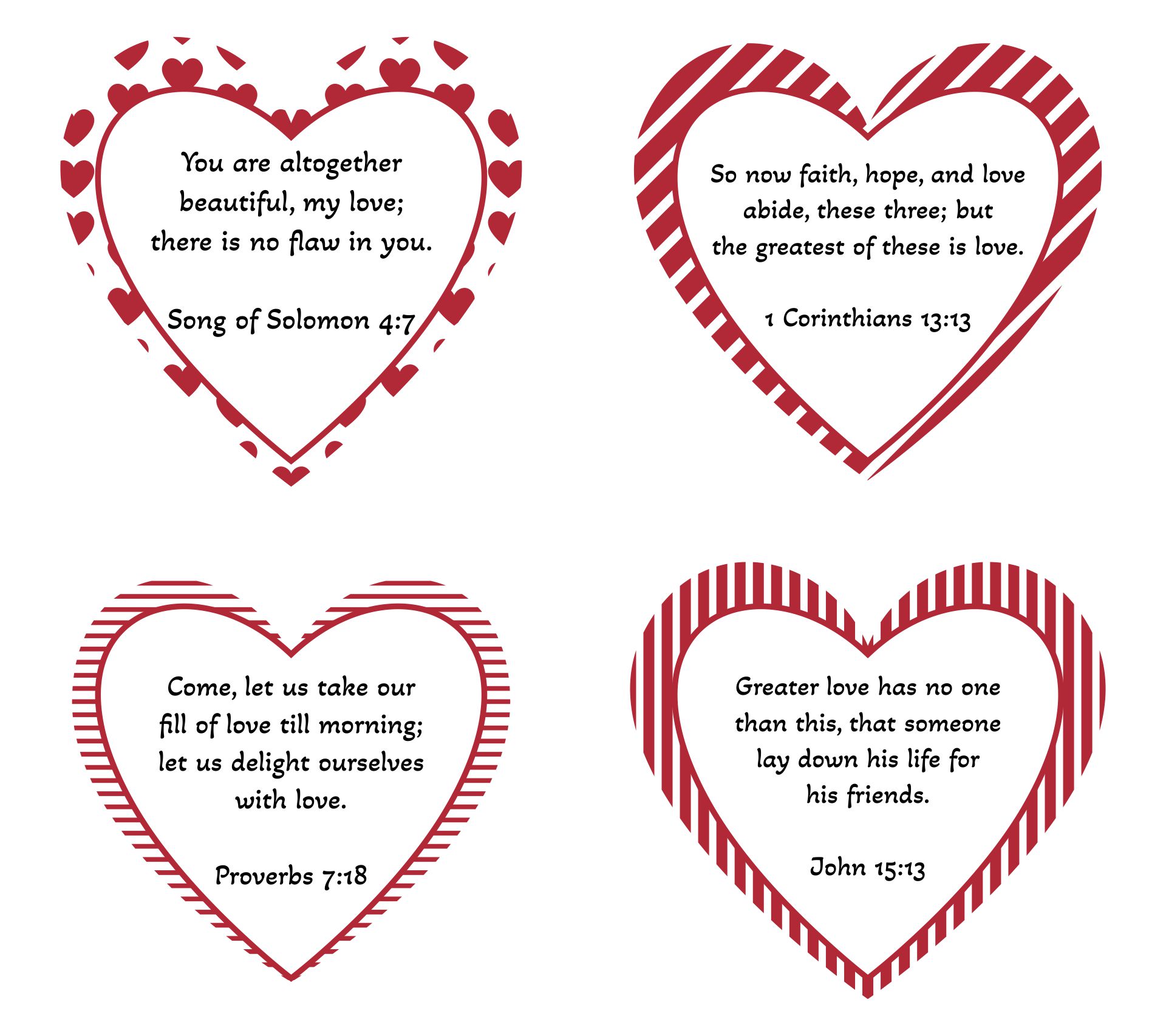 Christian Valentines Day Cards Printable