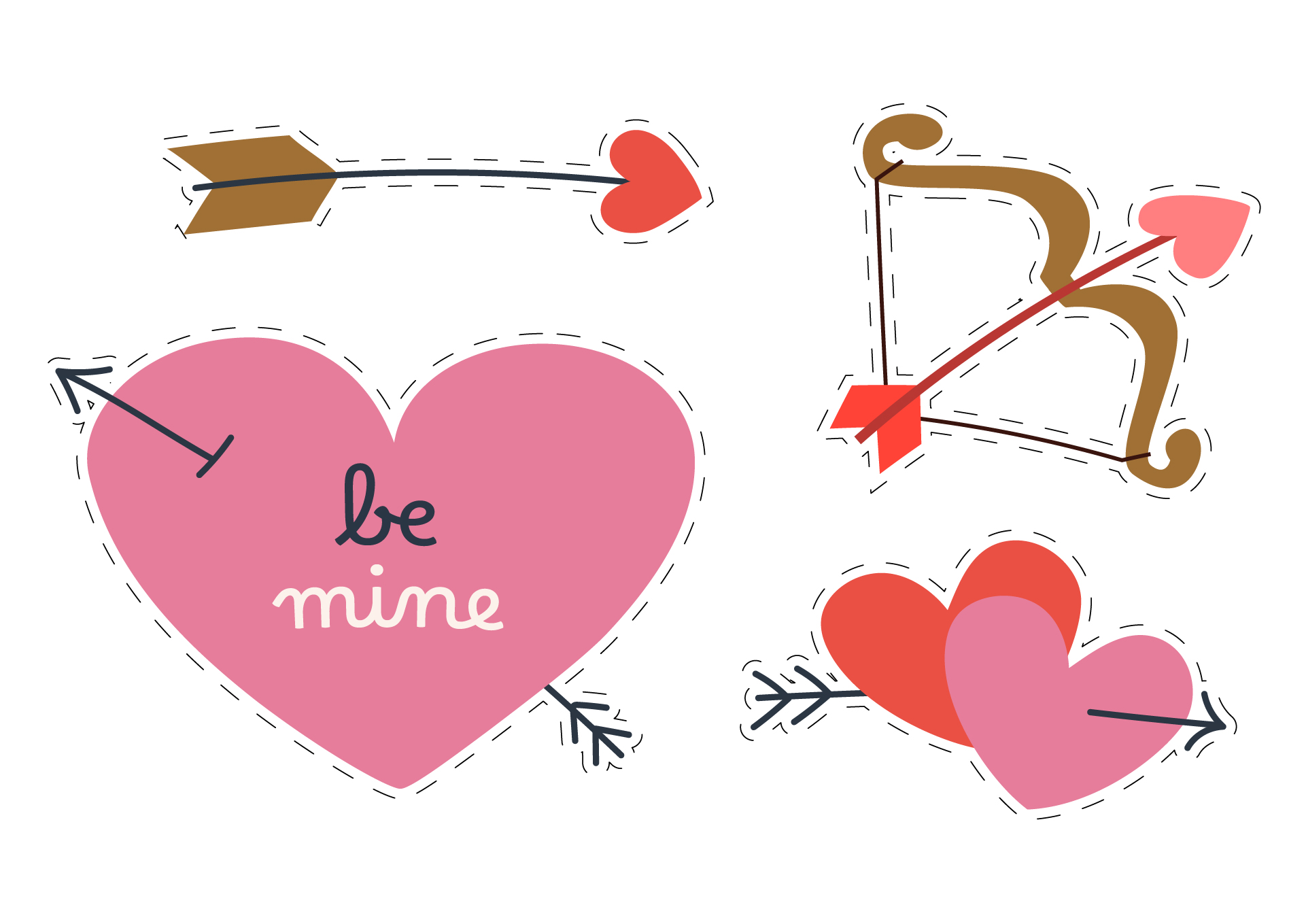 Cupid Planner Stickers Printable