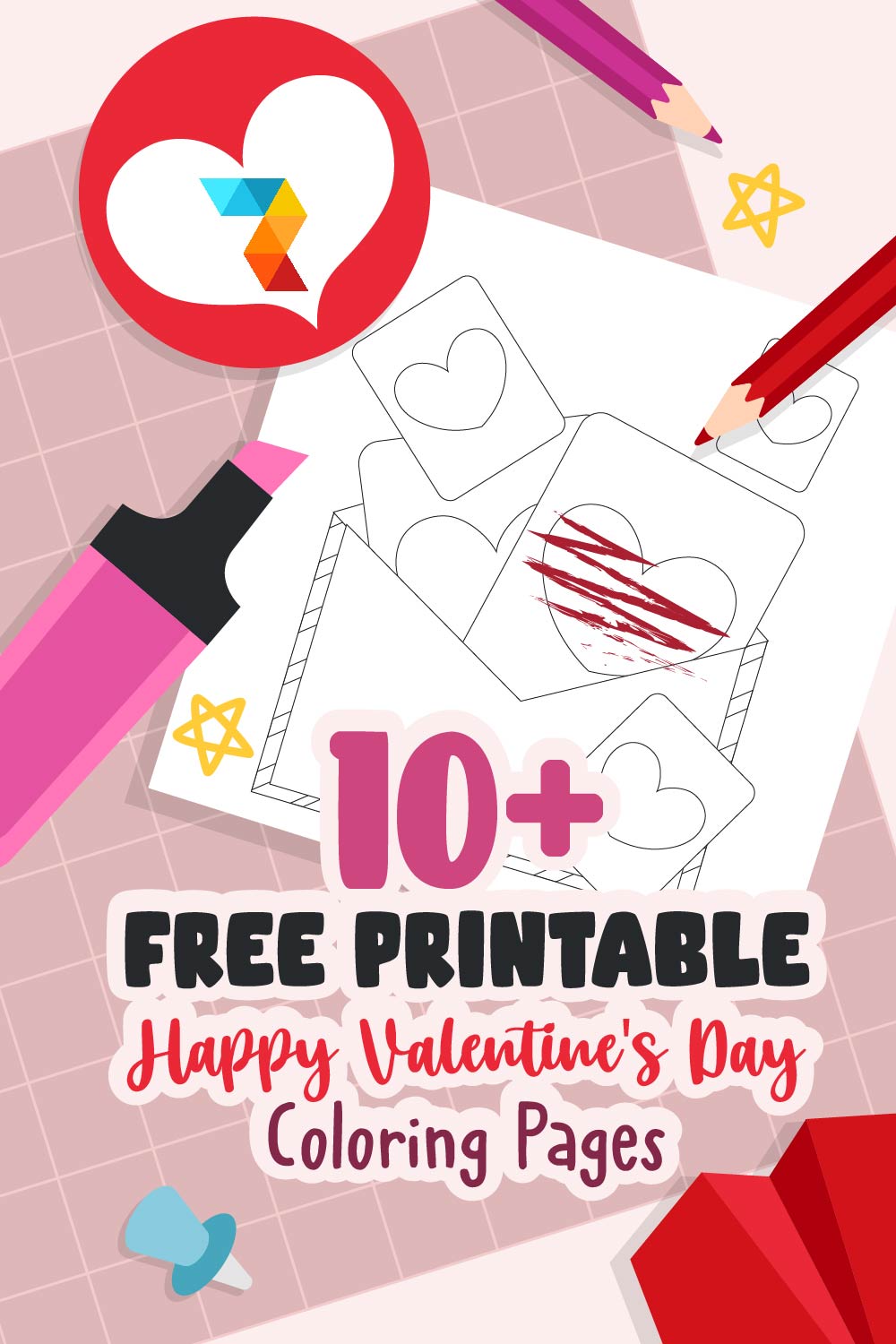 Happy Valentine's Day Coloring Pages