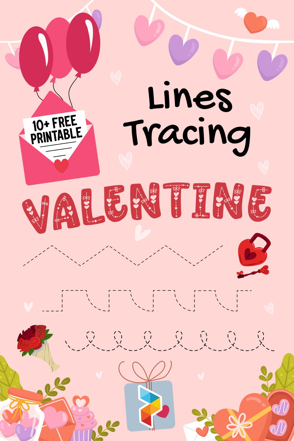 Line Tracing Valentine's