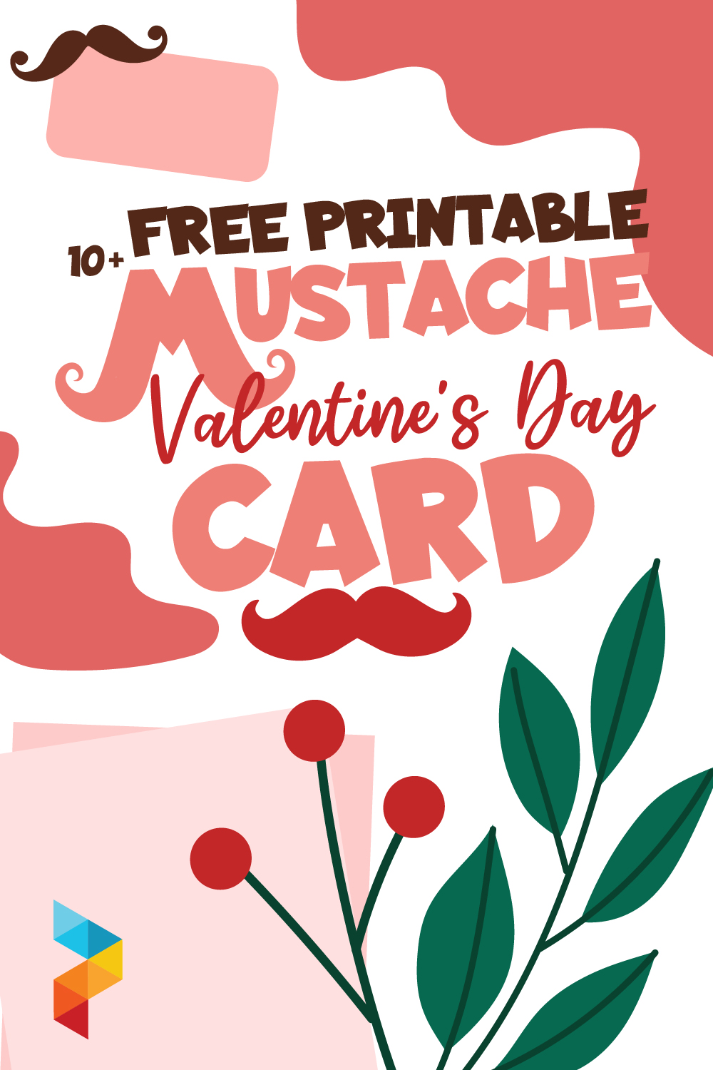 Mustache Valentine's Day Card