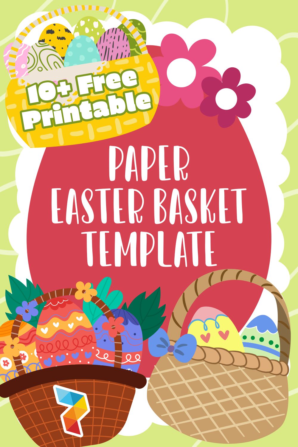 Paper Easter Basket Template