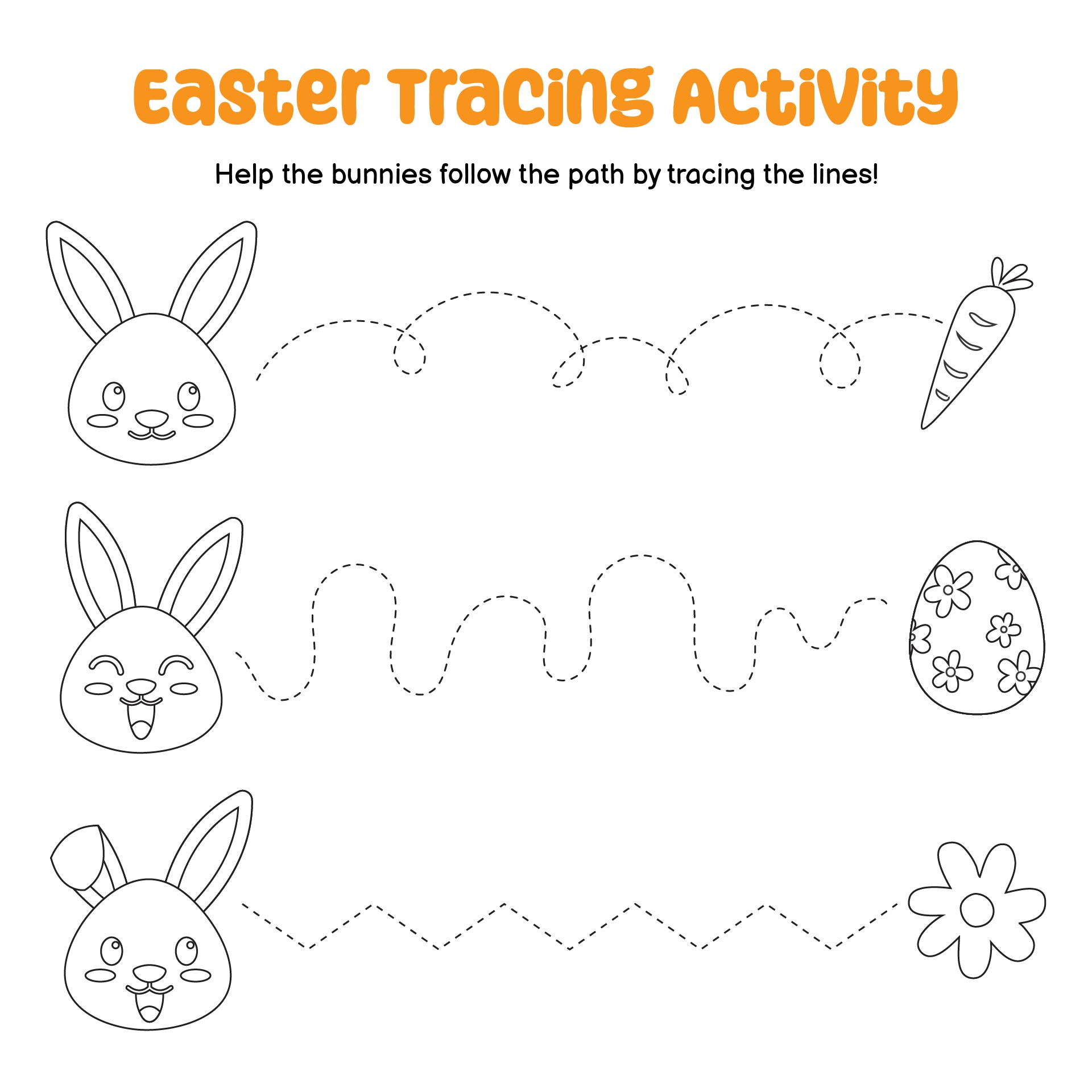 Preschooler Small Easter Craft Printable Activities