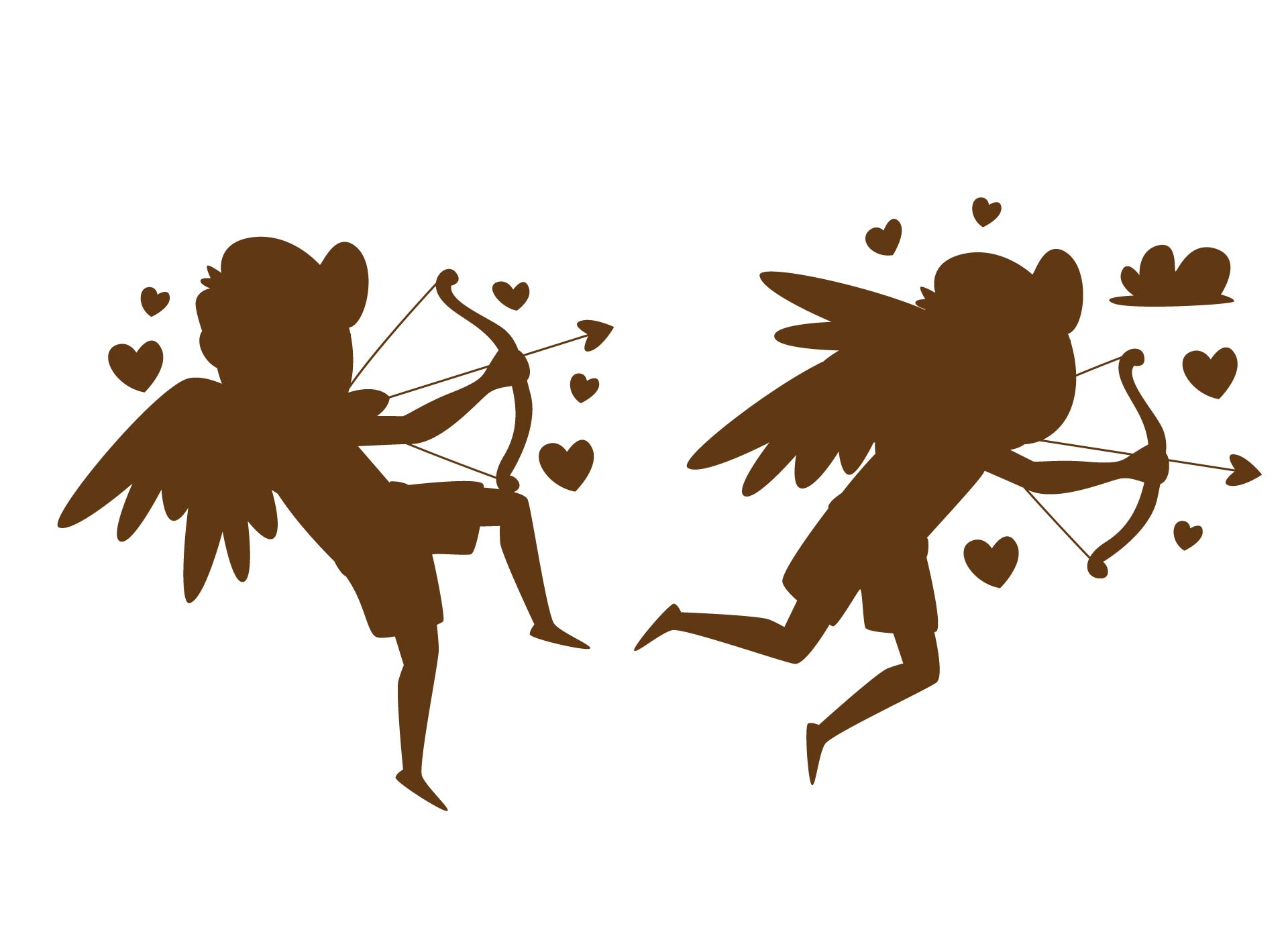 Printable Cupid Angel Valentines