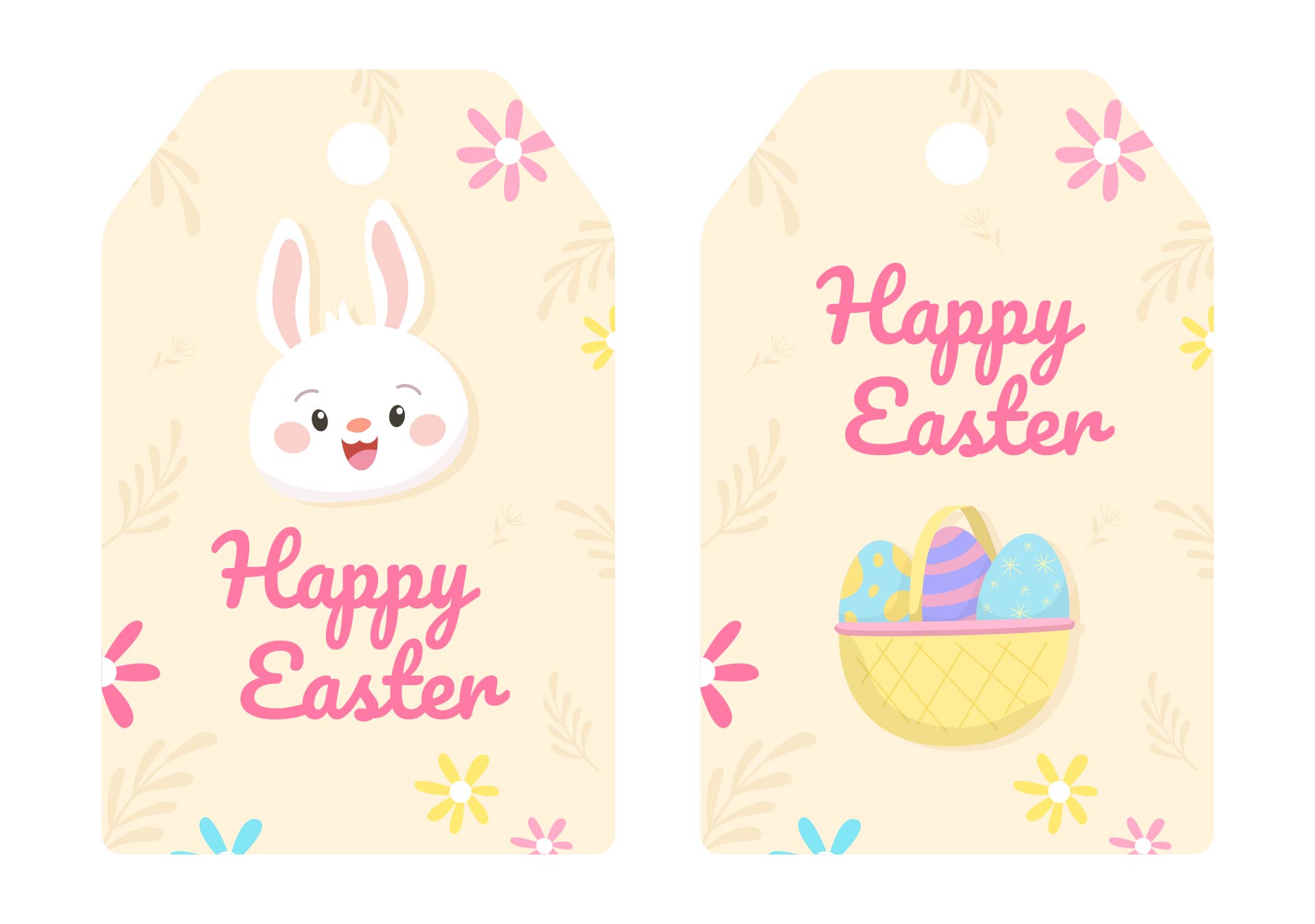 Printable Easter Bunny Gift Tags