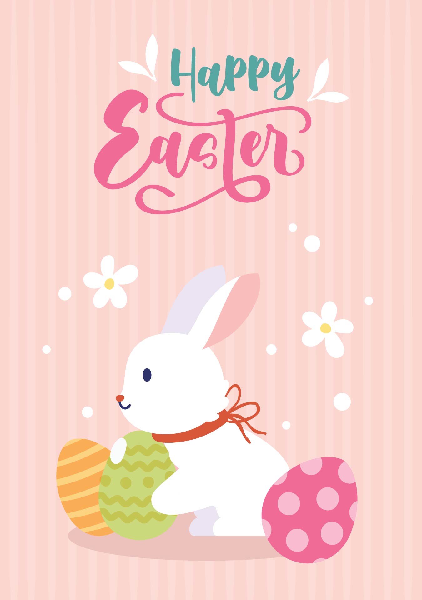 Printable Easter Bunny Greeting Cards