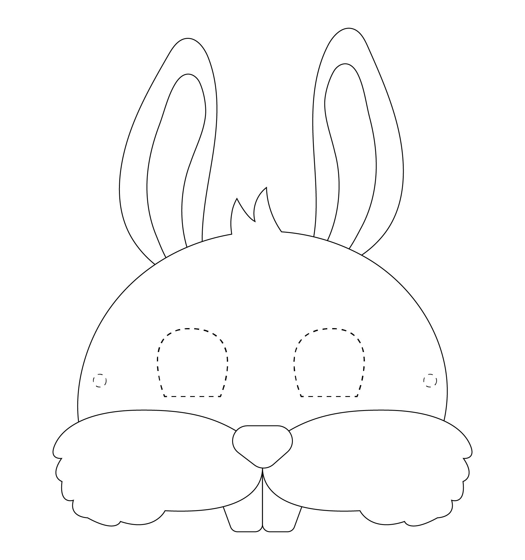 Printable Easter Bunny Masks