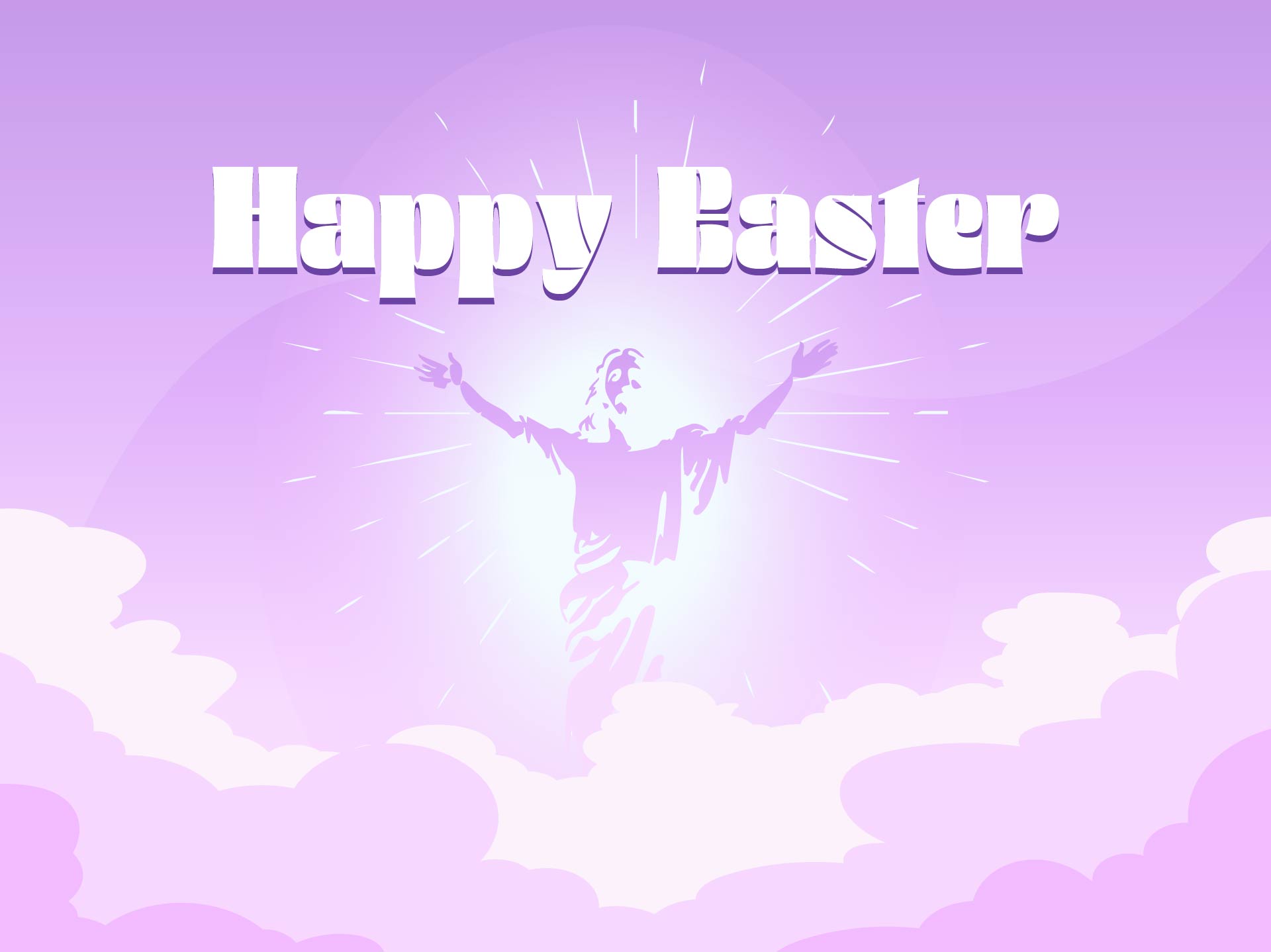 Printable Religious Easter Banner