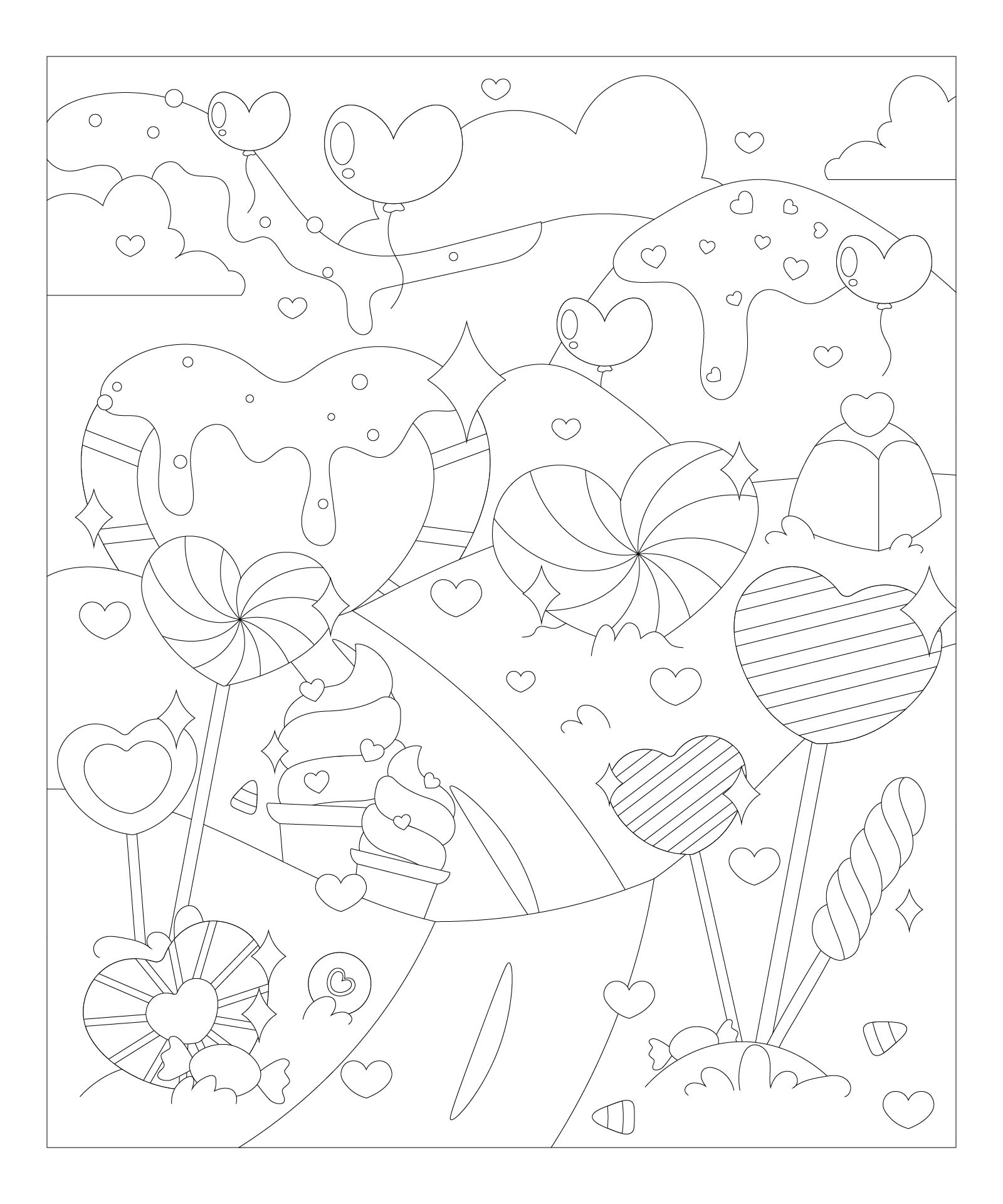 Printable Valentines Day Coloring Sheets for Adults