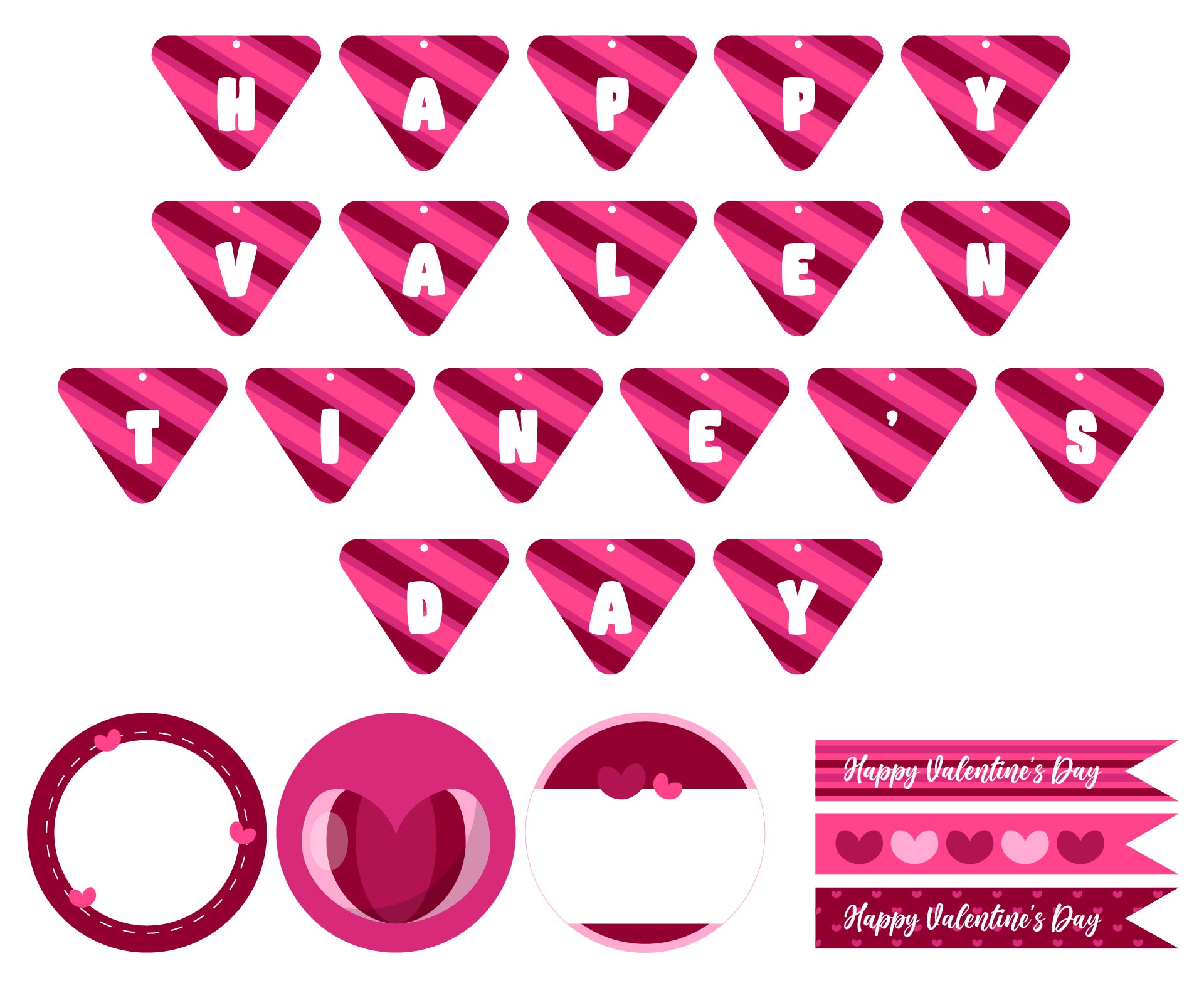 Printable Valentines Day Decorations