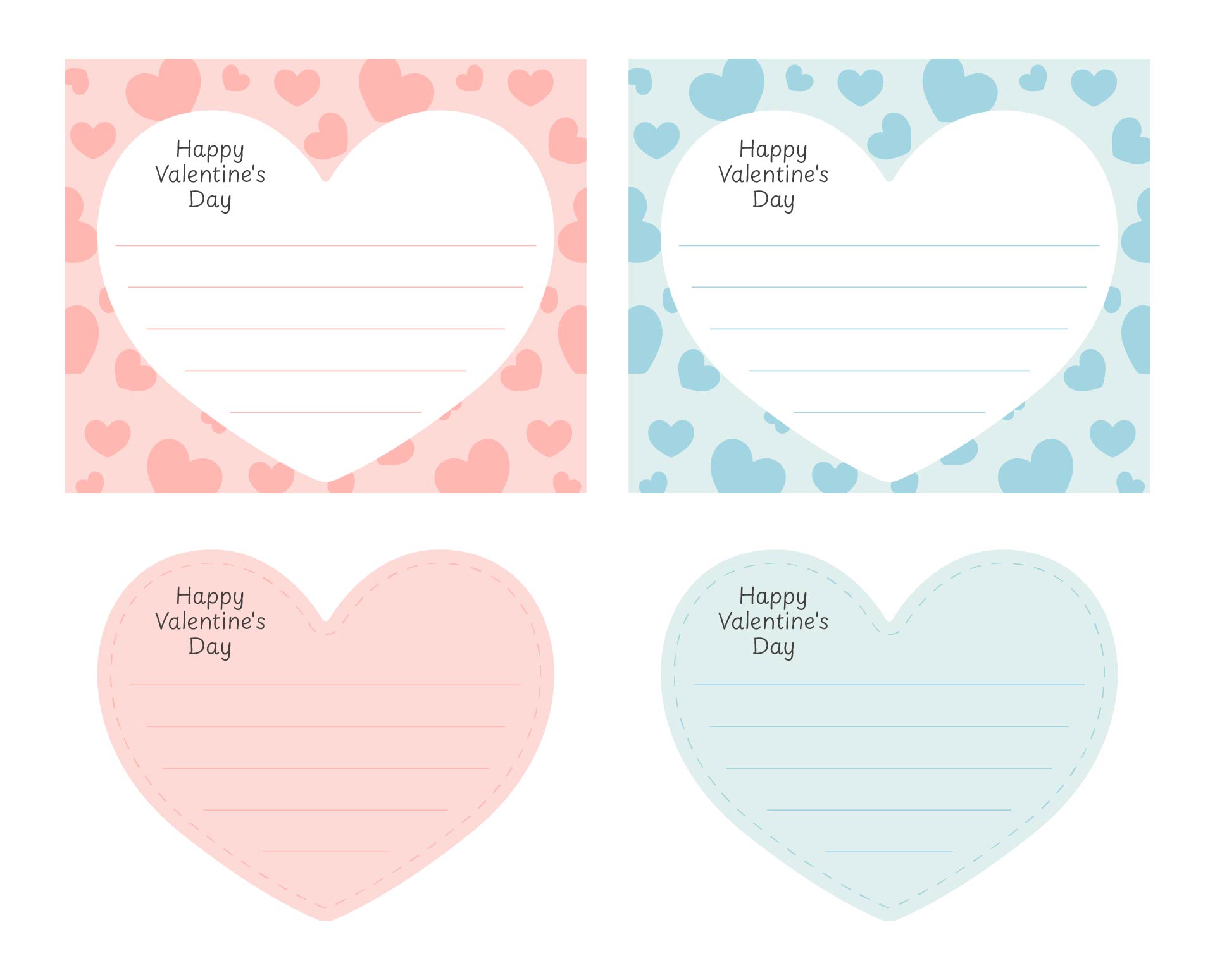 Printable Valentines Day Love Notes