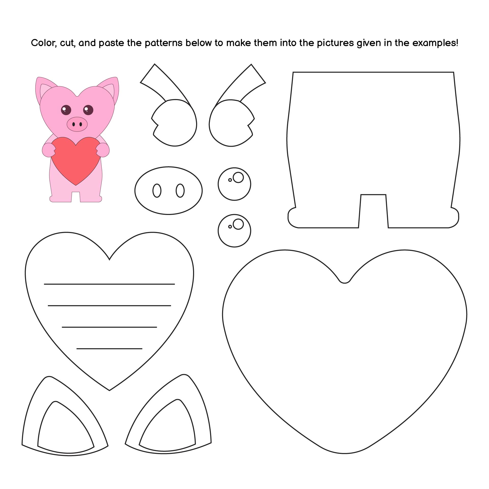 Romantic Valentine Paper Crafting Patterns