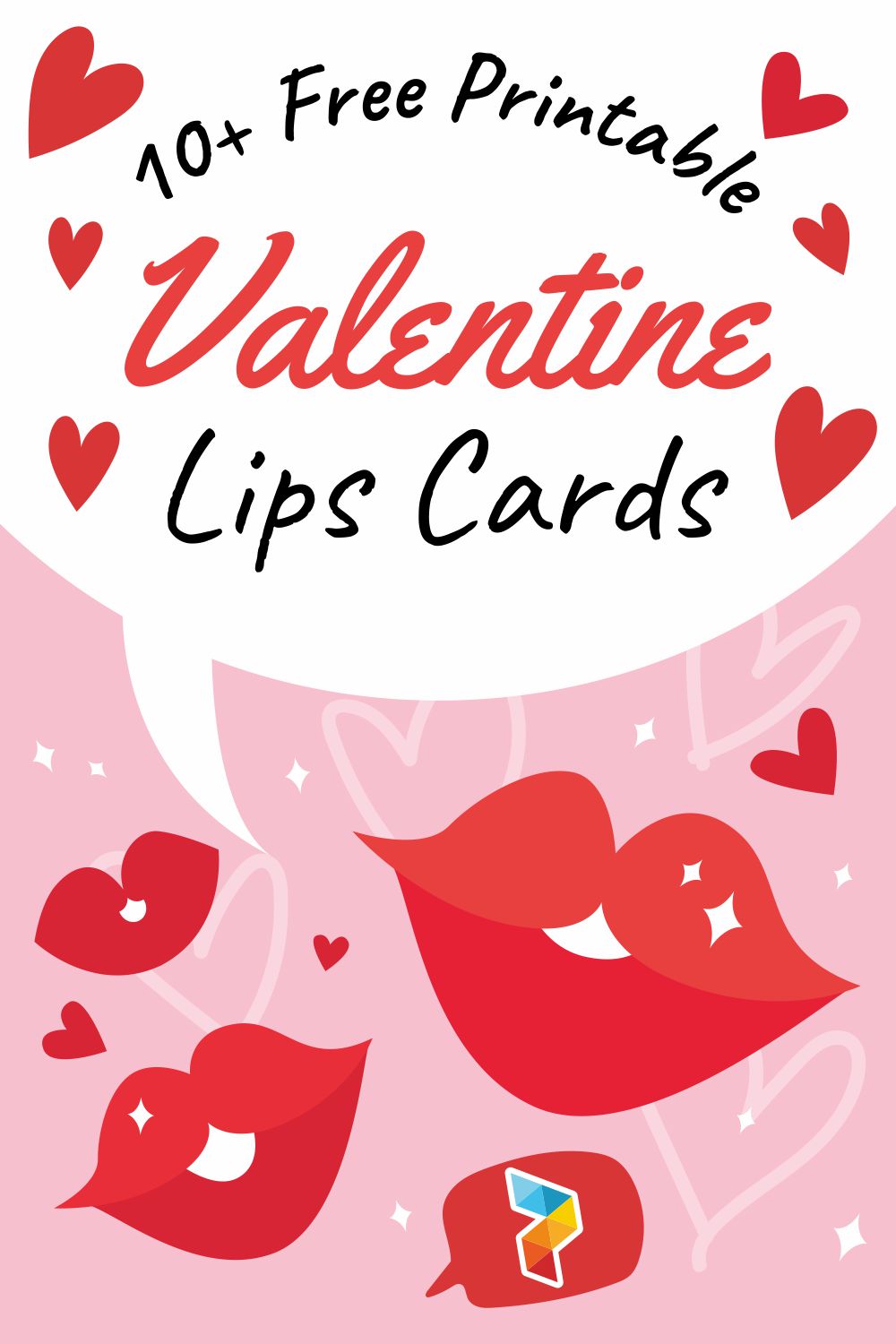 Valentine Lips   Cards