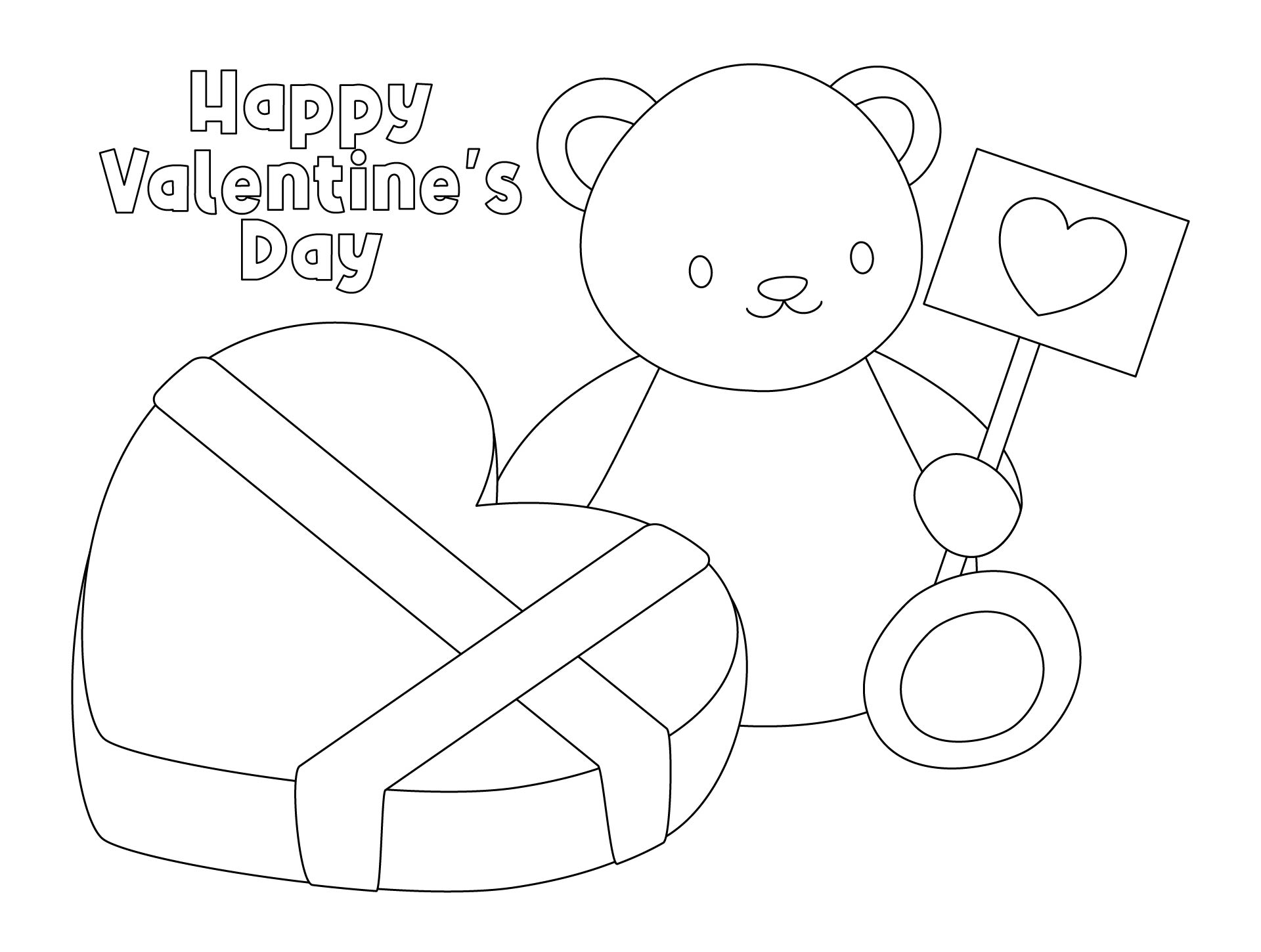 Valentines Day Coloring Pages Printable