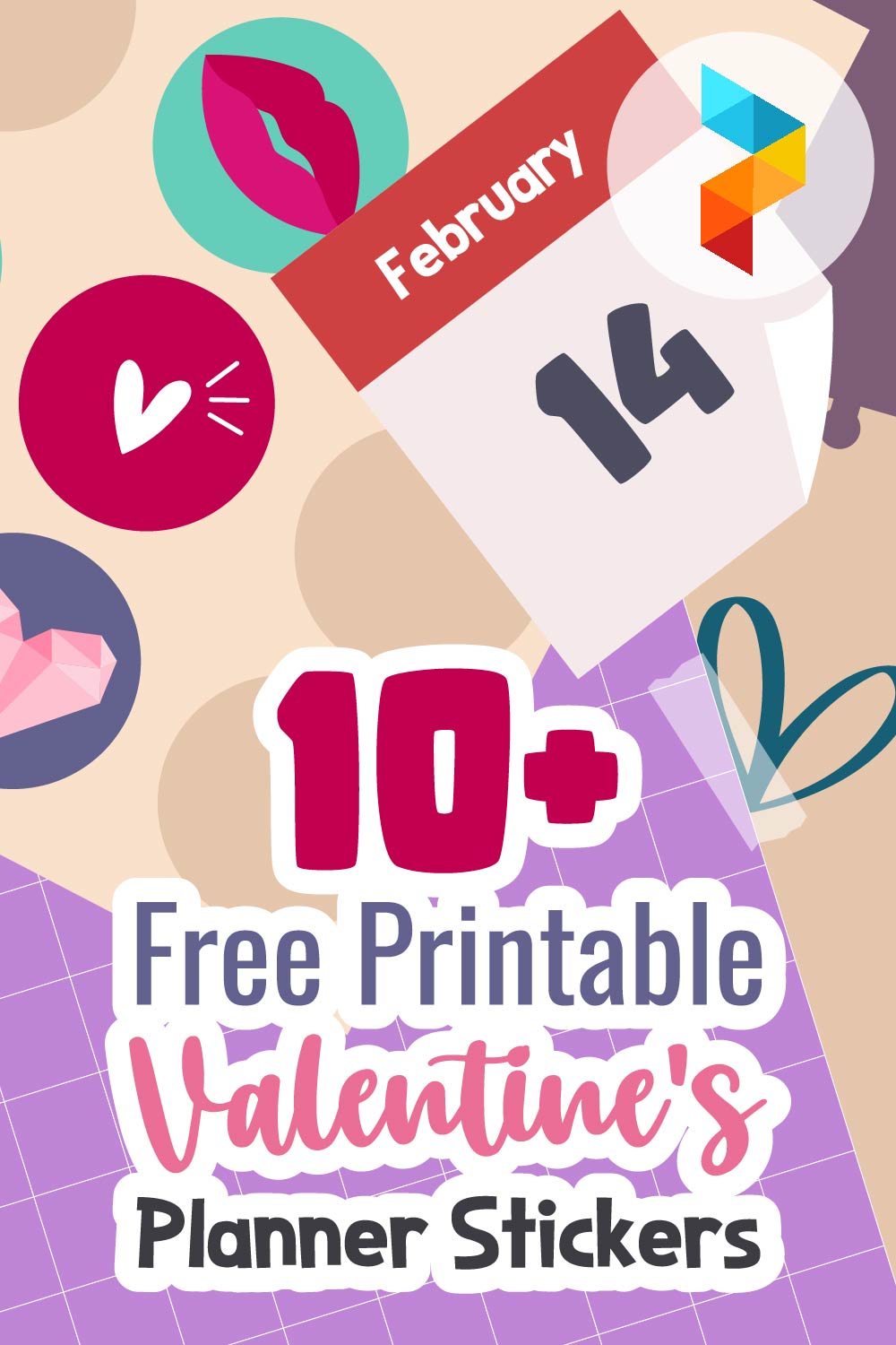 Valentine's Planner Stickers