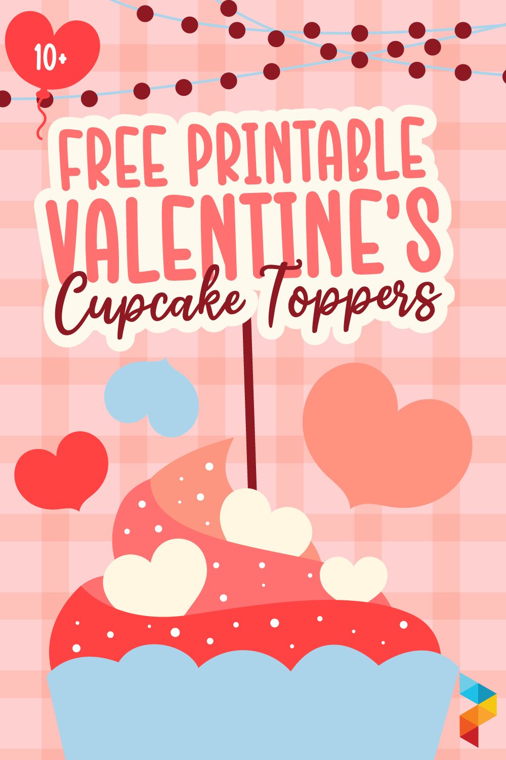 Valentine's  Cupcake Toppers