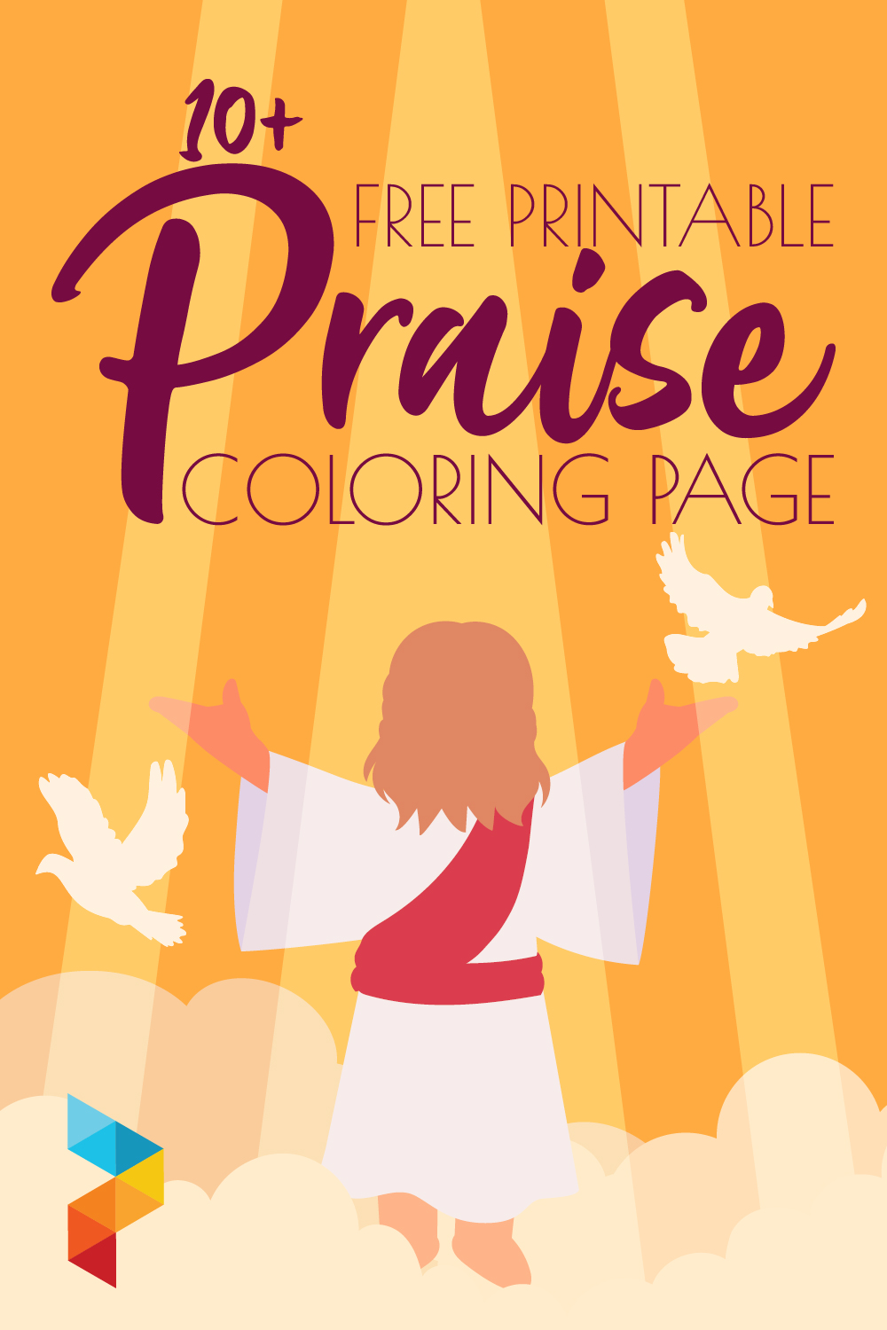 Praise Coloring Page