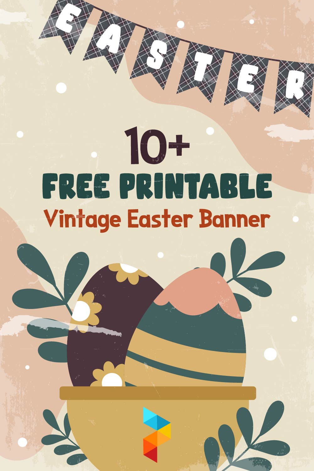 Vintage Easter Banner