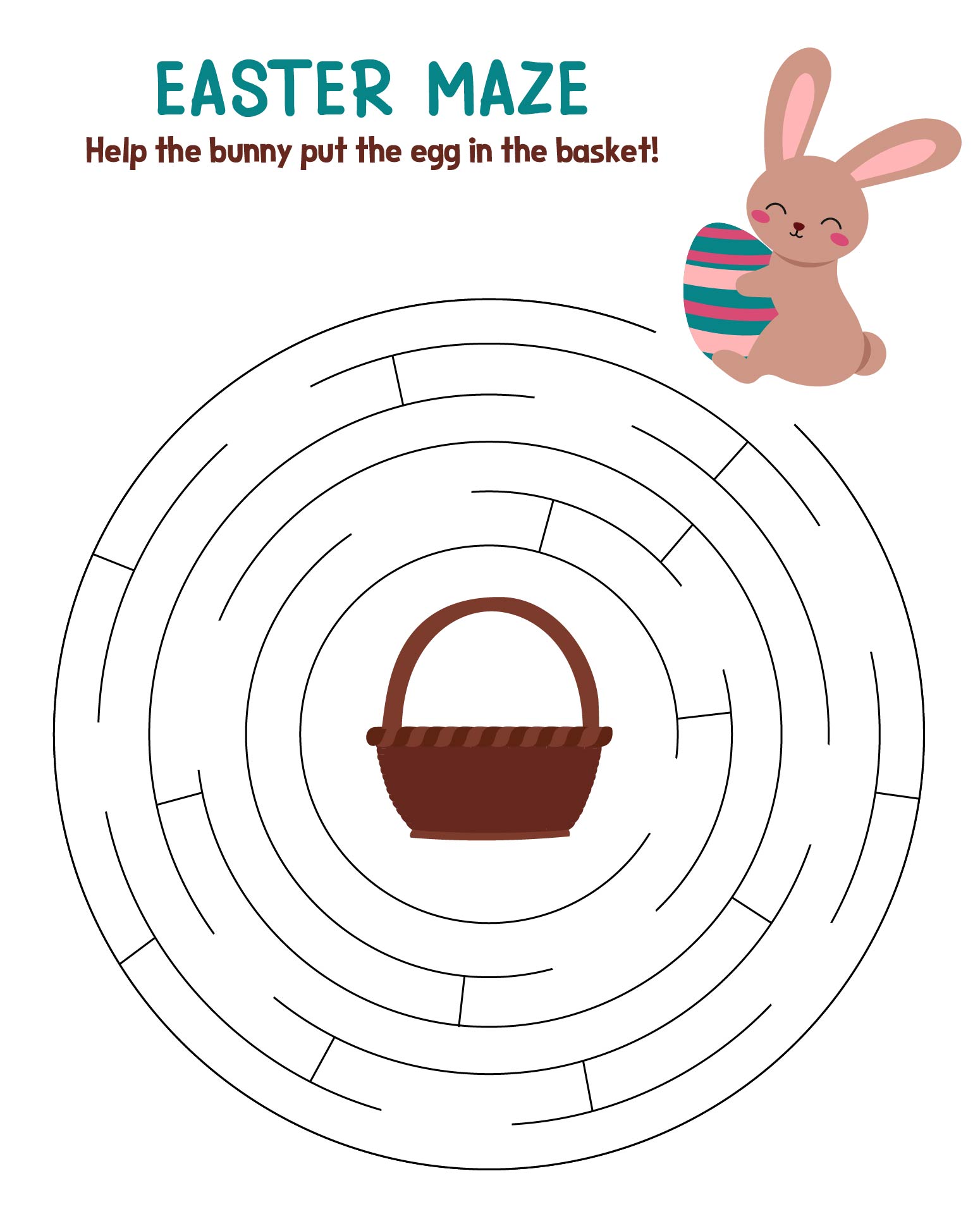 Fun Easter Mazes for Kids