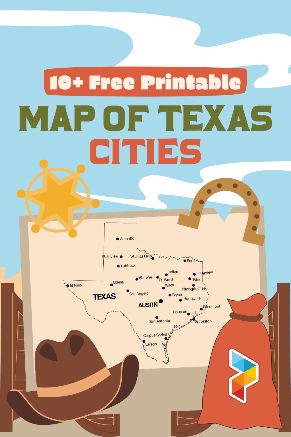 Map Of Texas Cities