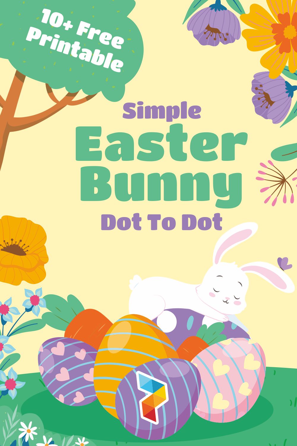 Simple Easter Bunny Dot To Dot