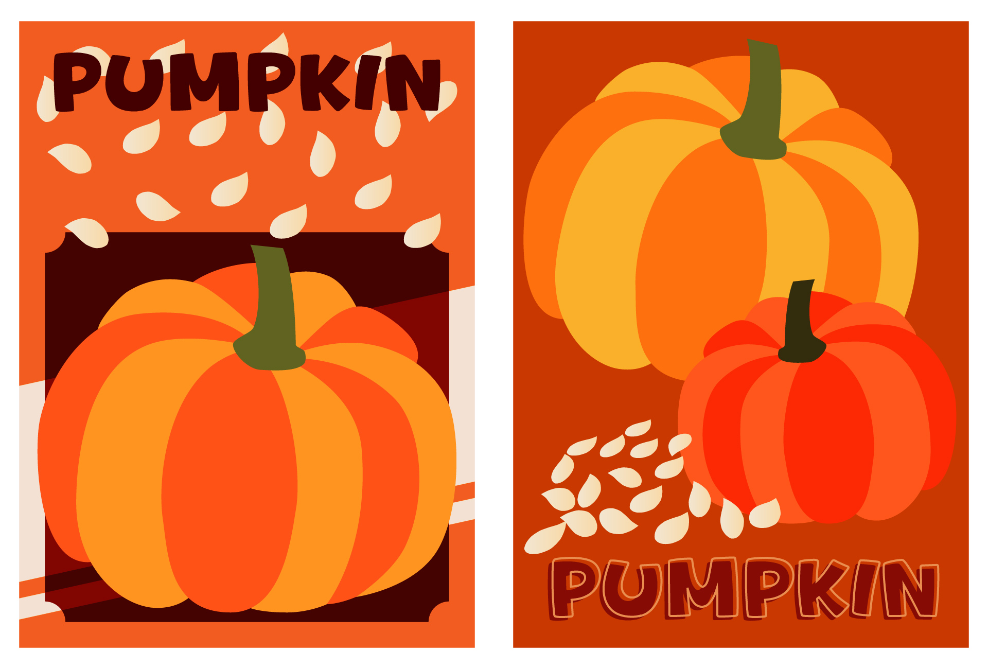 Vintage Pumpkin Seed