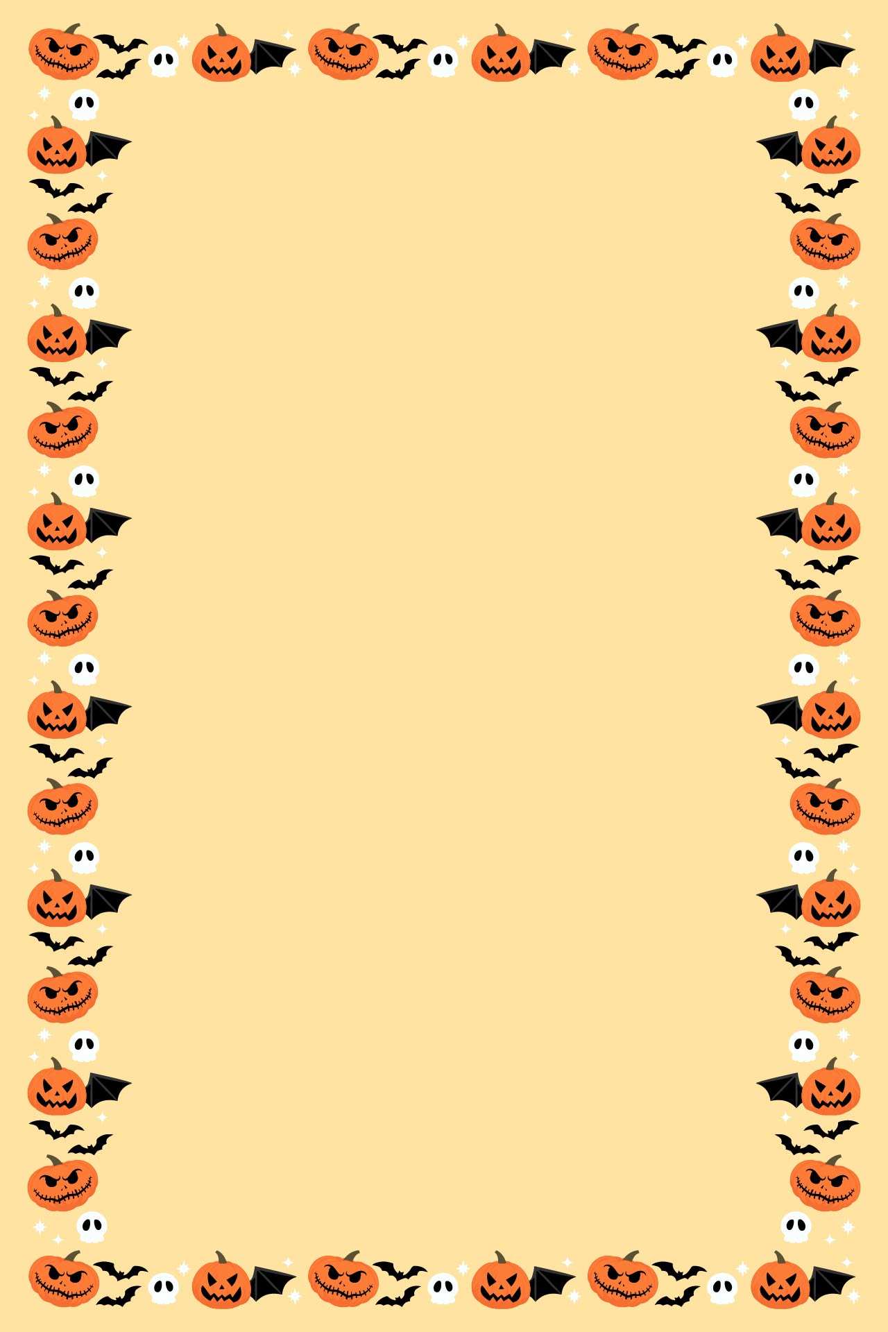Pumpkin Border Clip Art