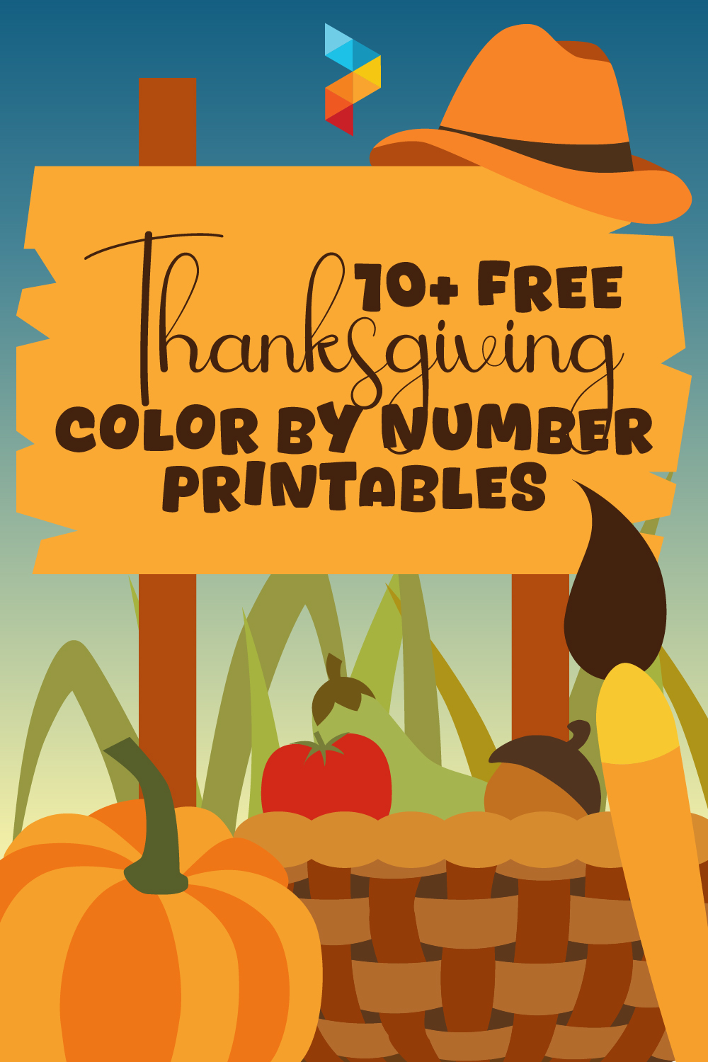 Thanksgiving Color By Number