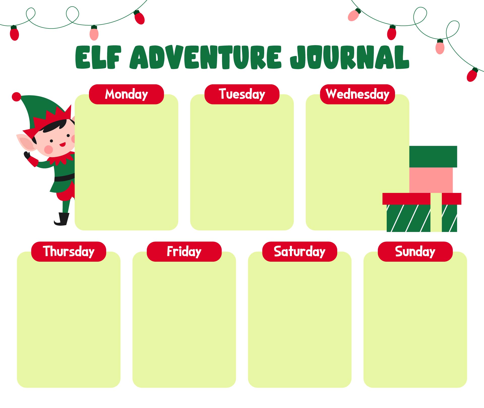Elf Adventure Diary