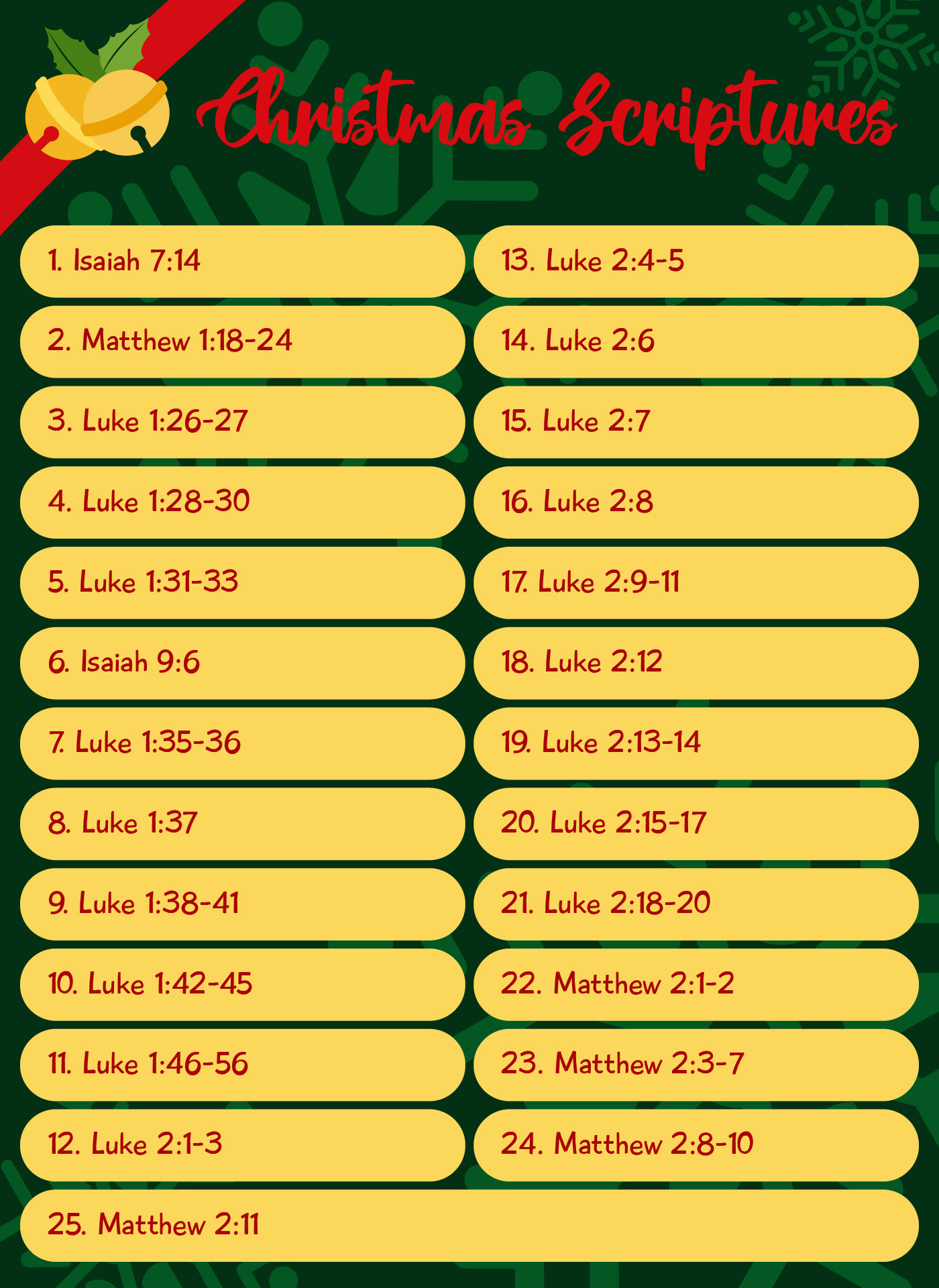 Scripture Advent Calendar