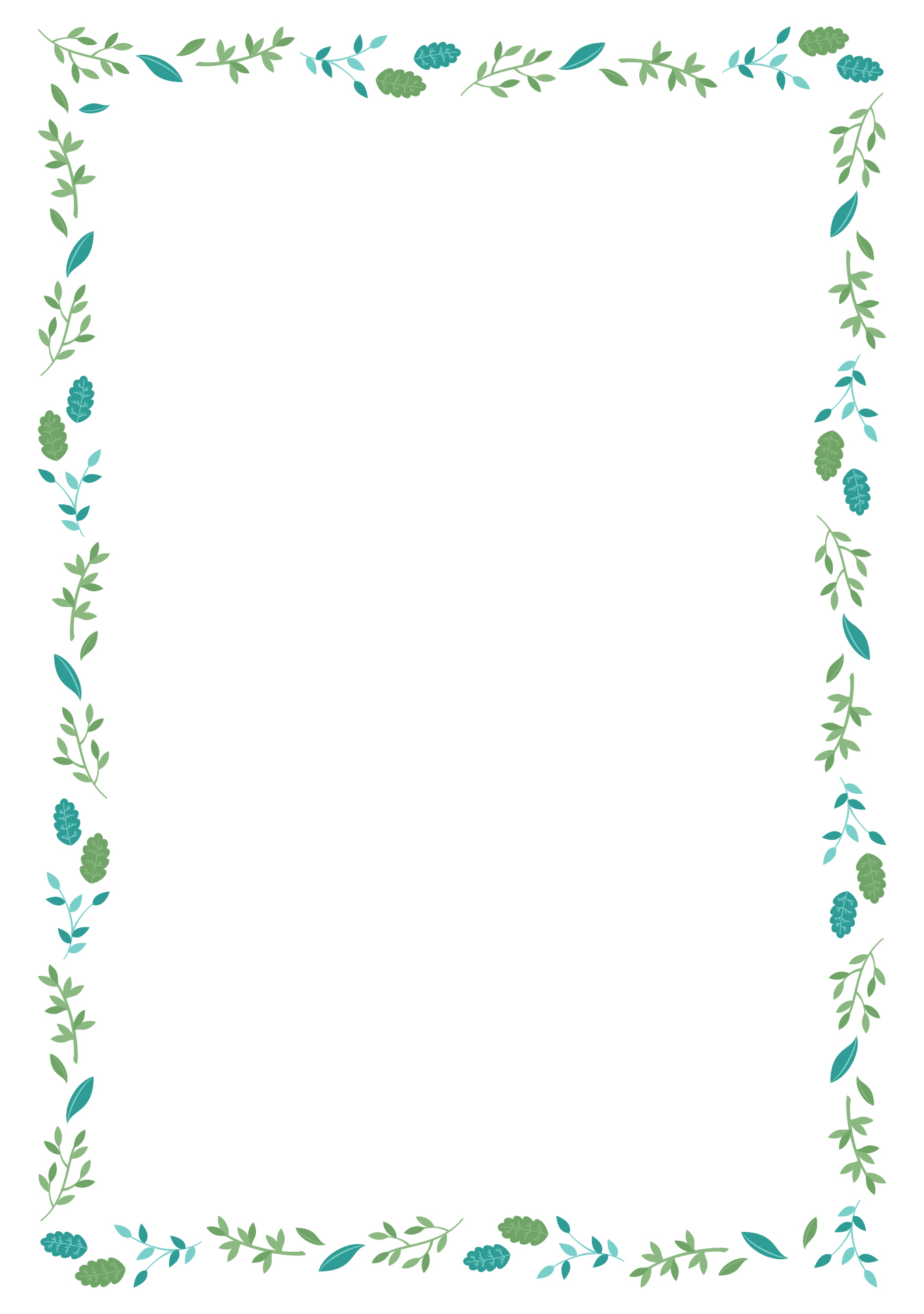 Spring Paper Borders