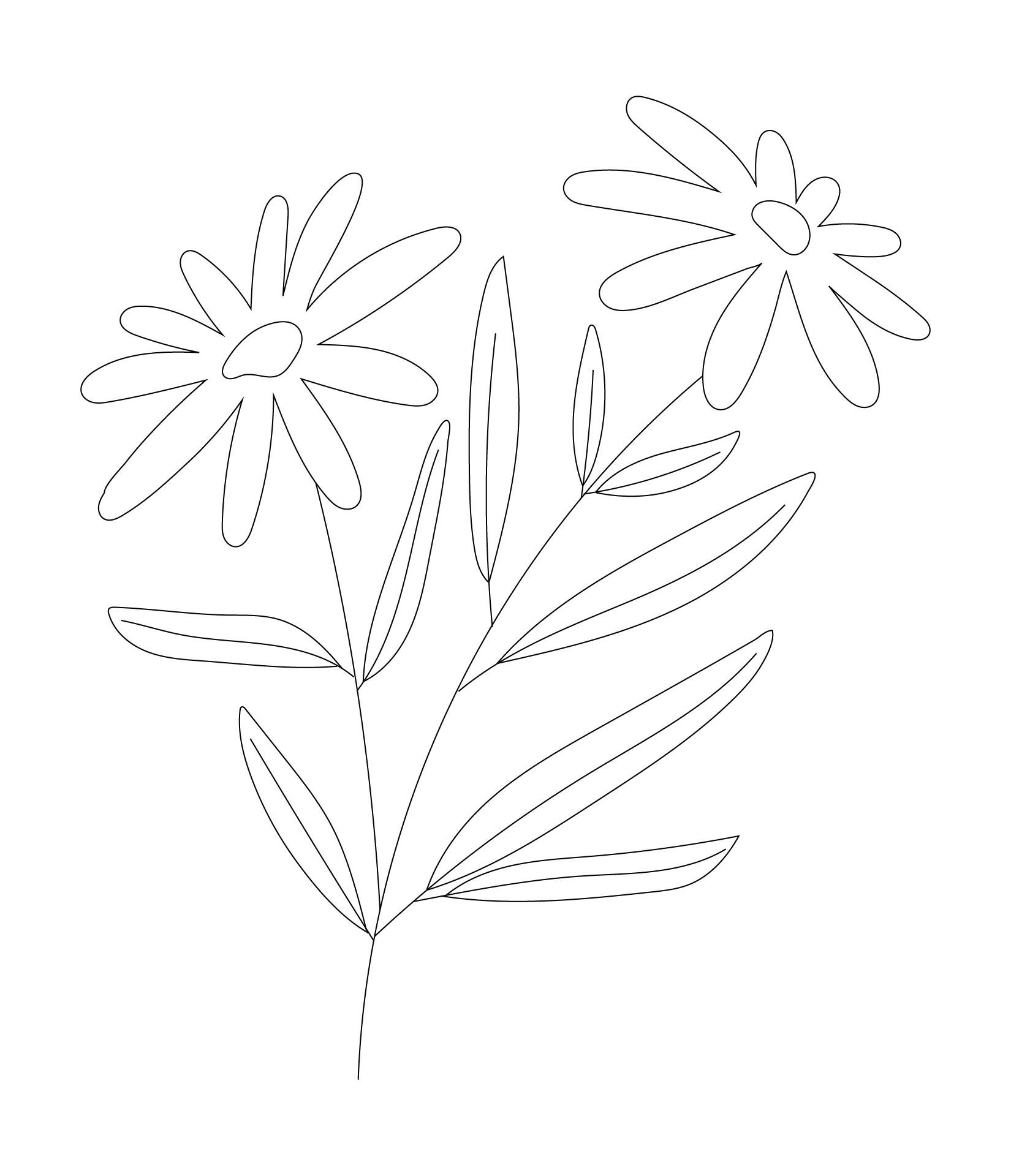 Flower Coloring Pages Adult Art