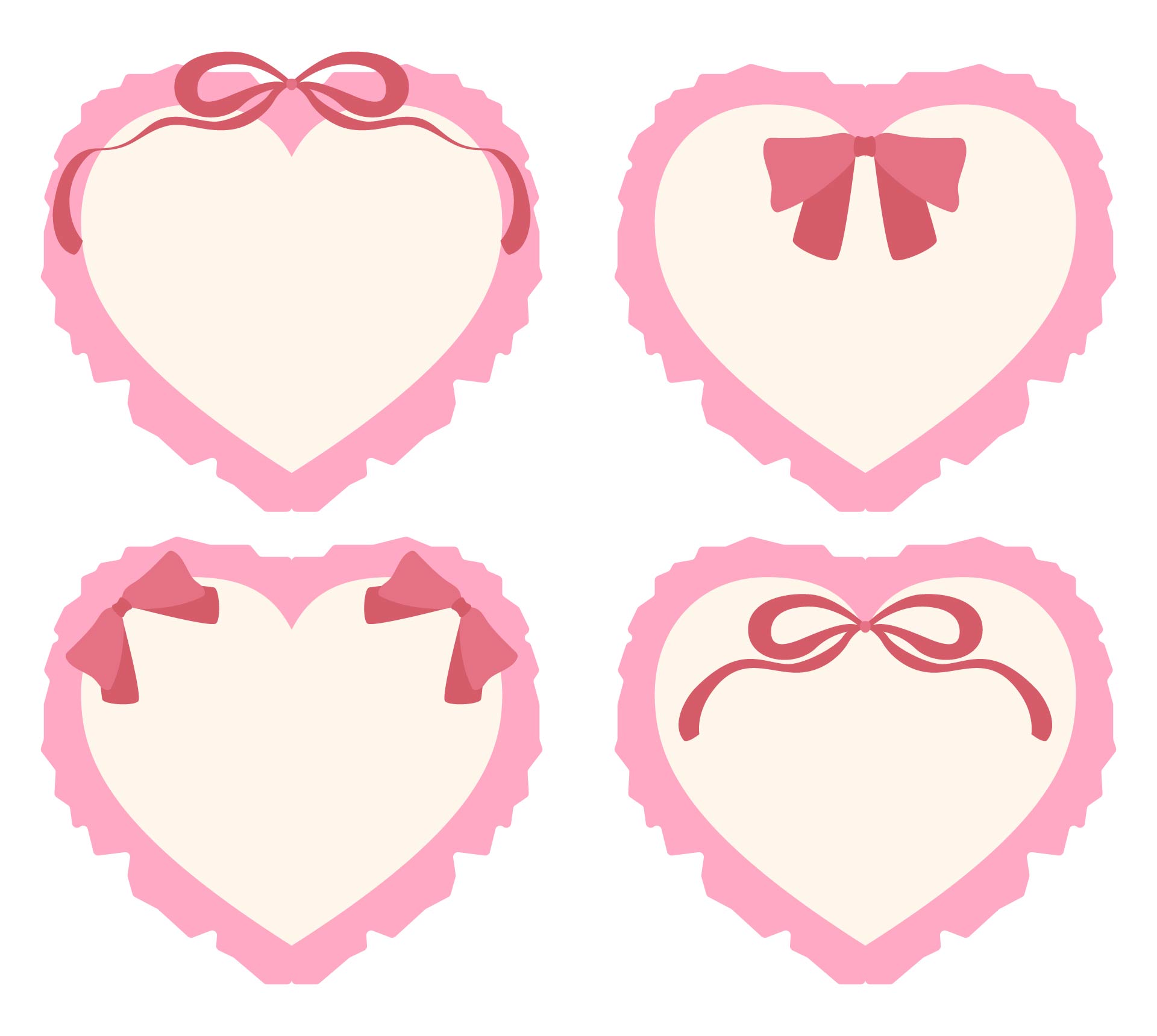 Heart Shaped Name Tags