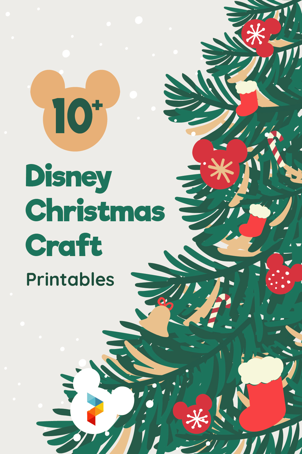 Disney Christmas Craft Printables