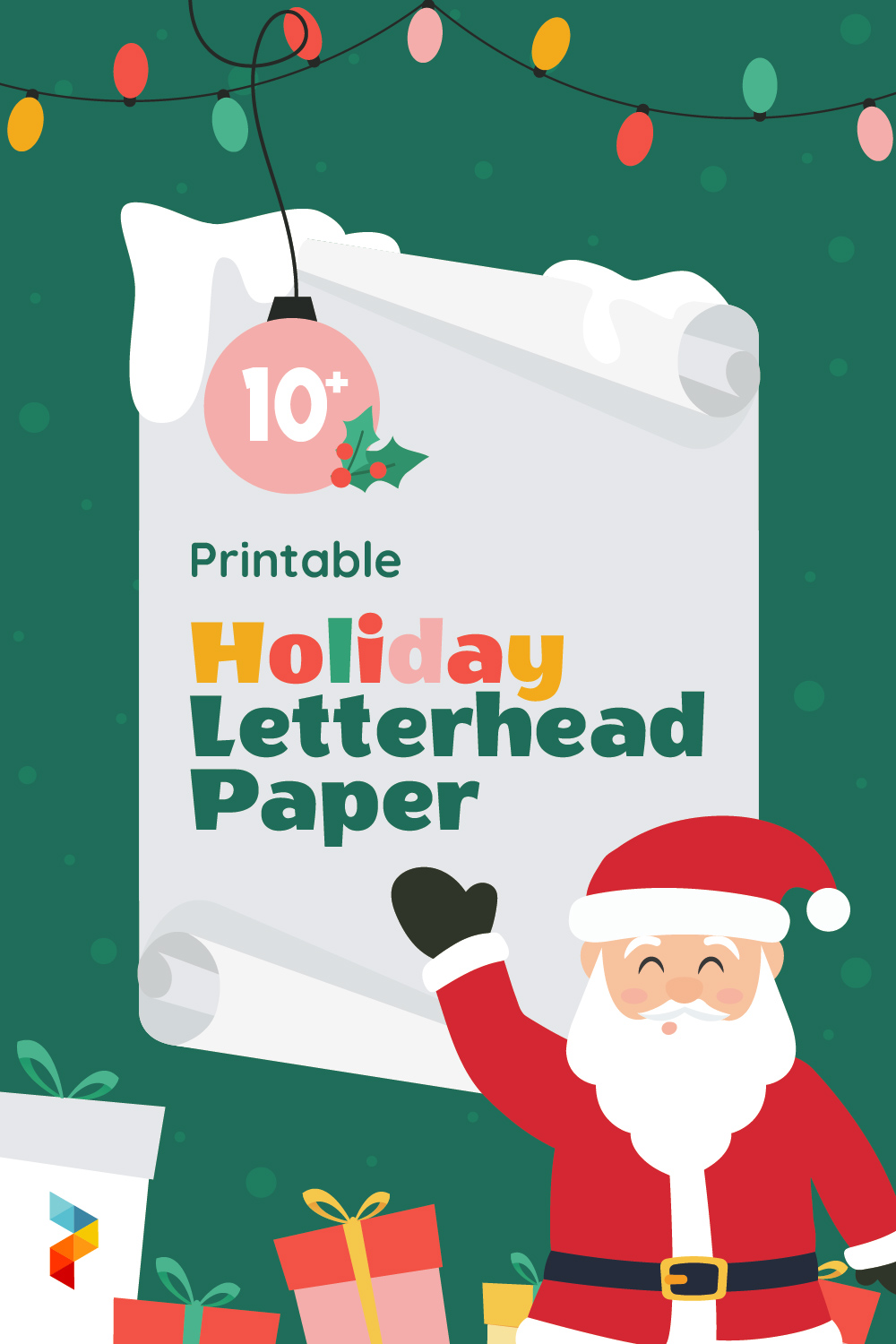 Printable Holiday Letterhead Paper