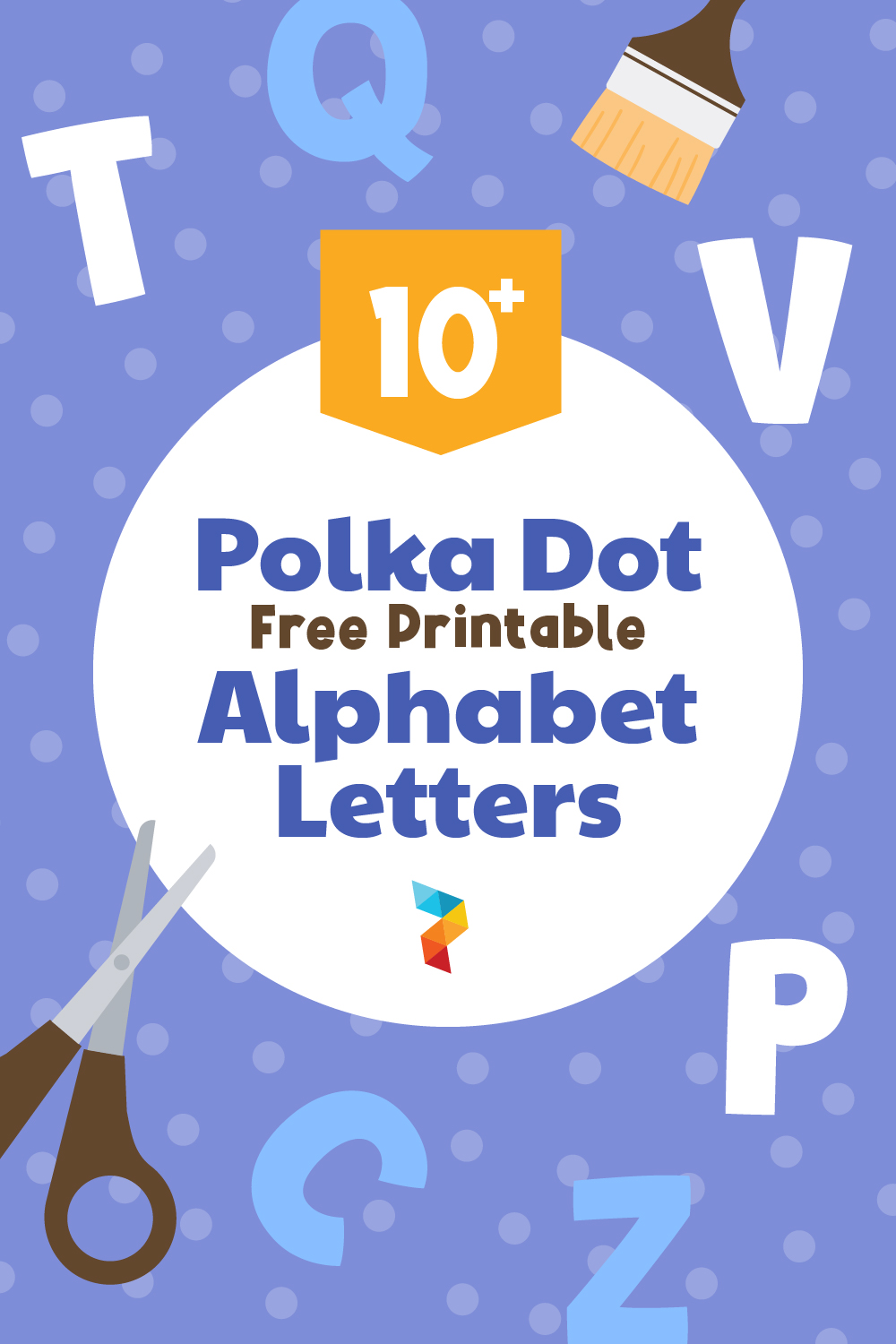 Polka Dot Printable Alphabet Letters