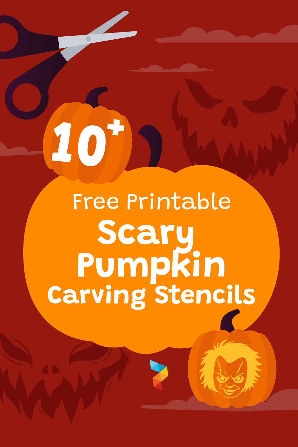 Scary Pumpkin Carving Stencils