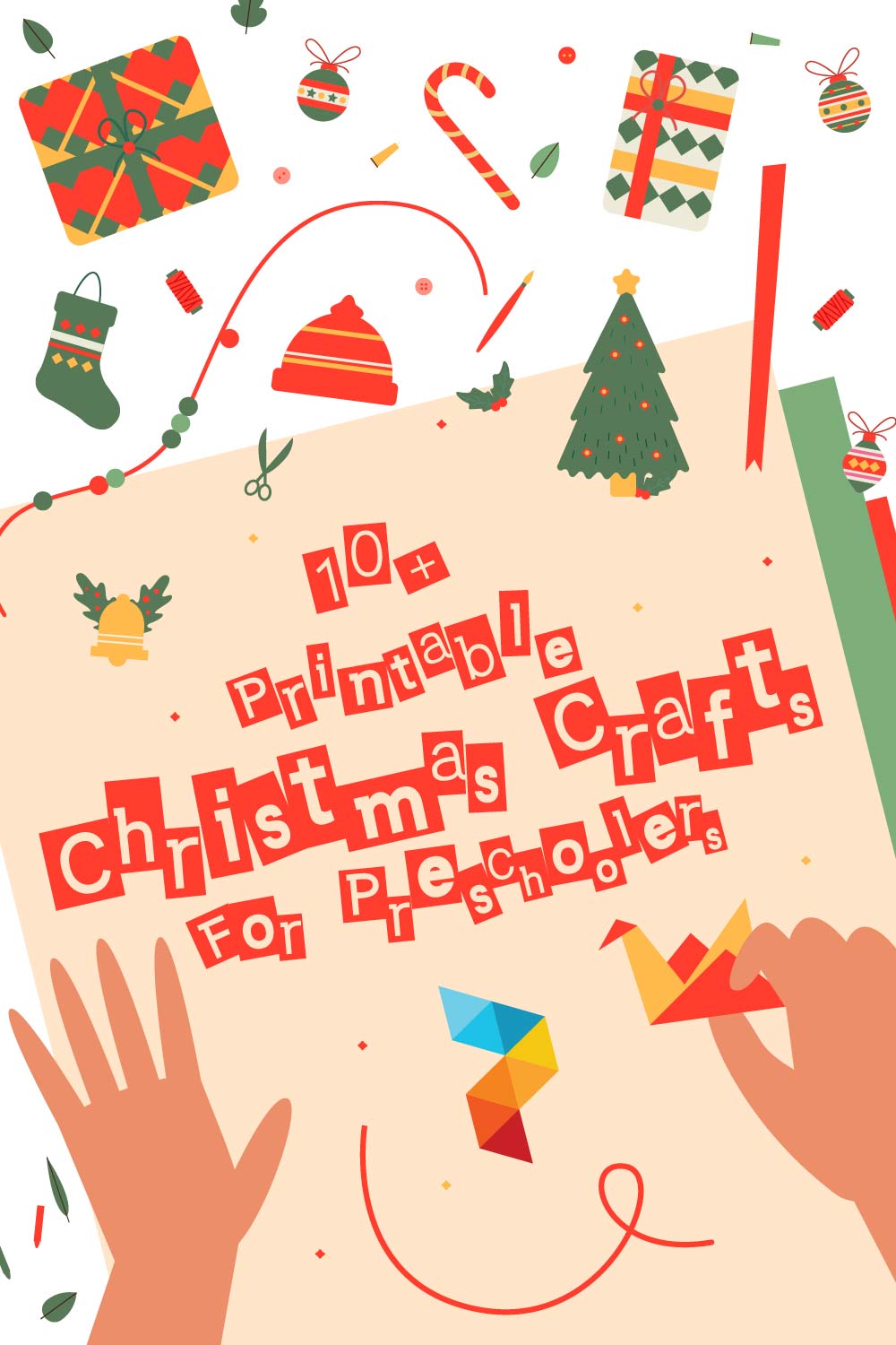 Printable Christmas Crafts For Preschoolers