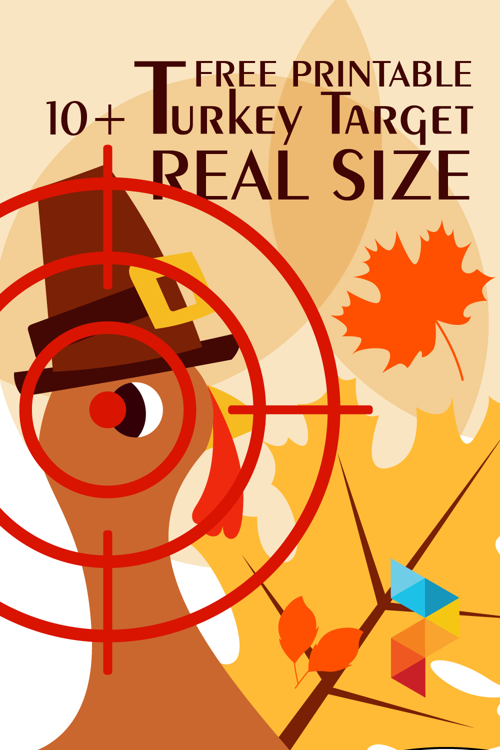 Turkey Target Real Size
