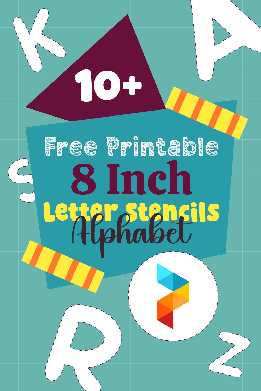 8 Inch Letter Stencils Alphabet