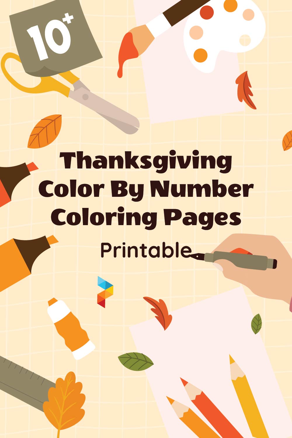 Thanksgiving Color By Number Coloring Pages Printable