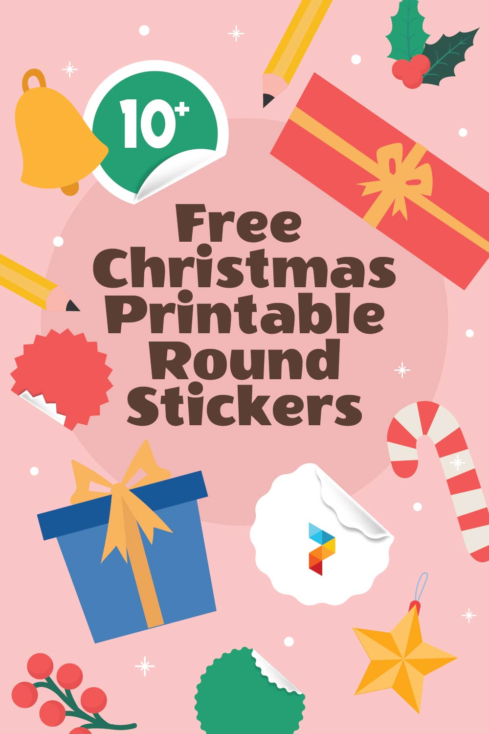 Christmas Round Stickers