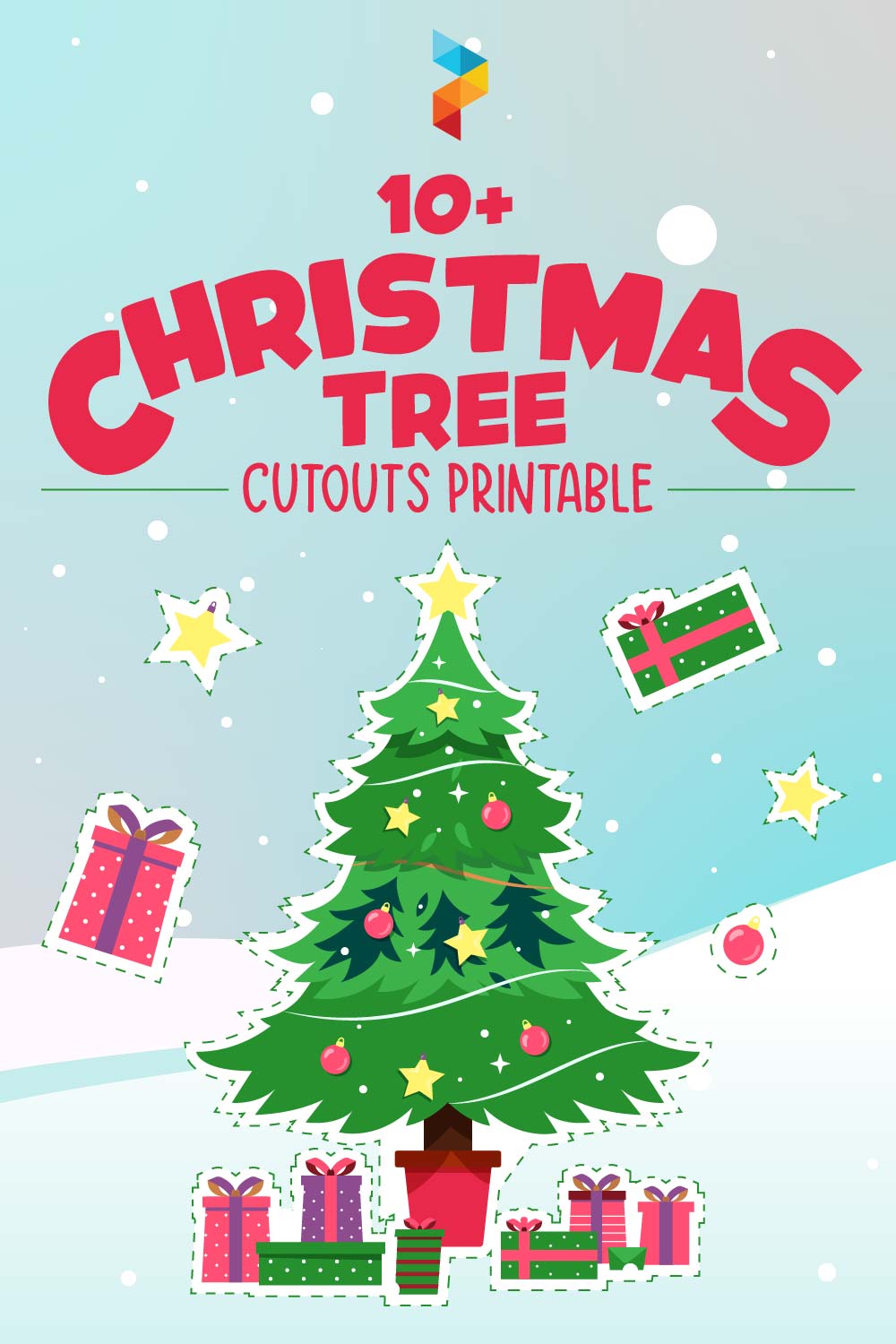 Christmas Tree Cutouts Printable