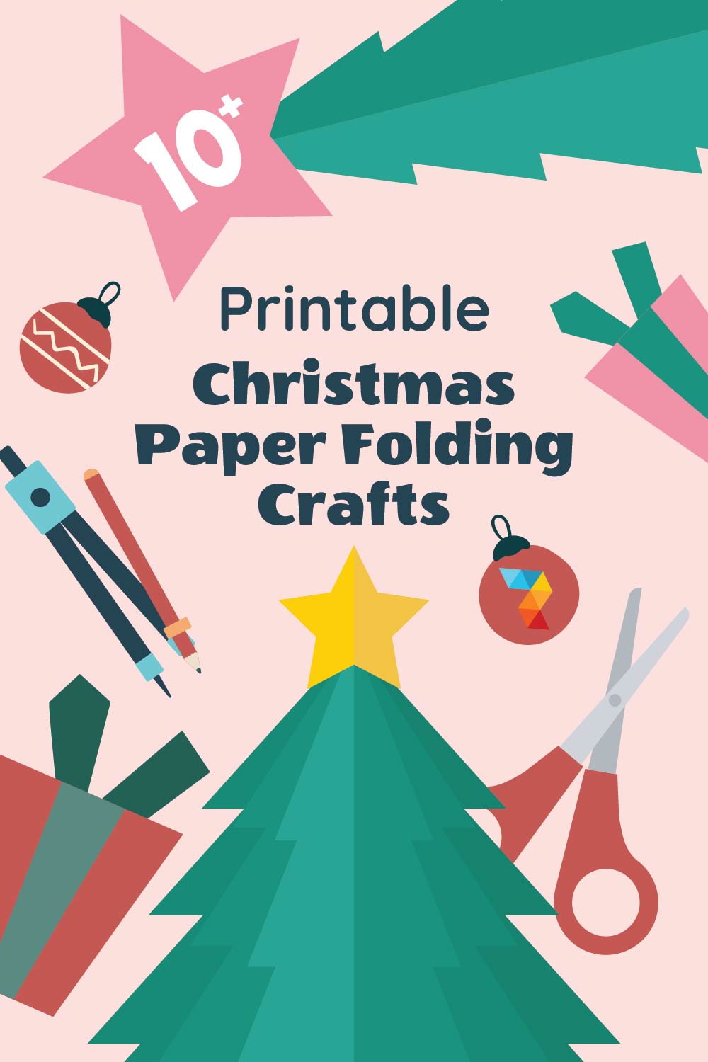 Printable Christmas Paper Folding Crafts