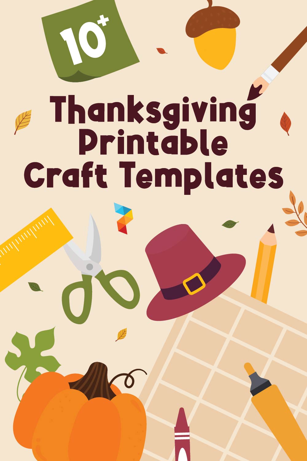 Thanksgiving Printable Craft Templates