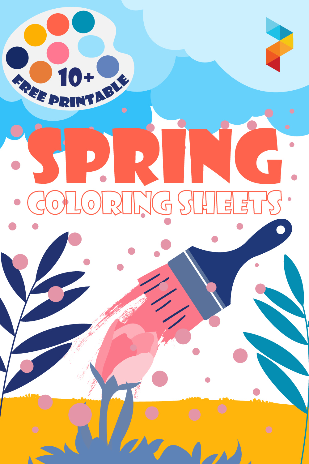 Spring Coloring Sheets