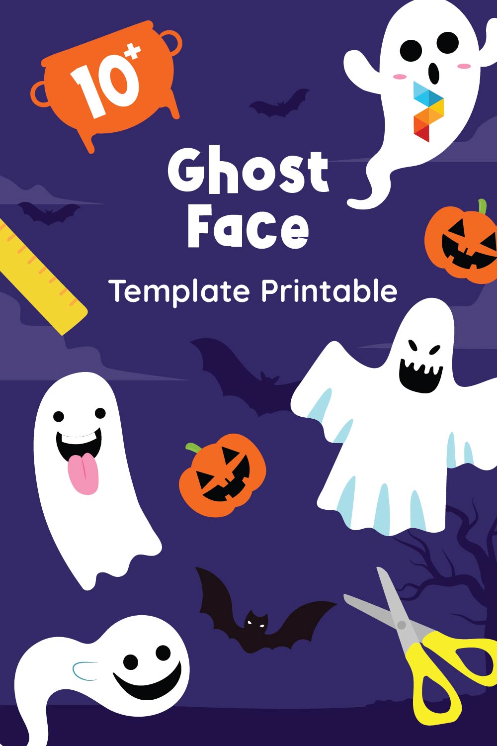 Ghost Face Template Printable