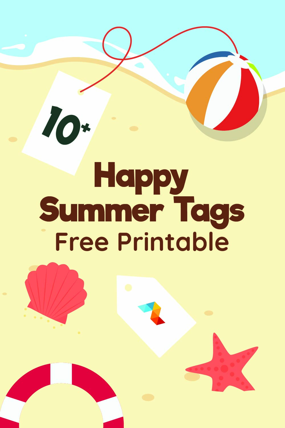 Happy Summer Tags