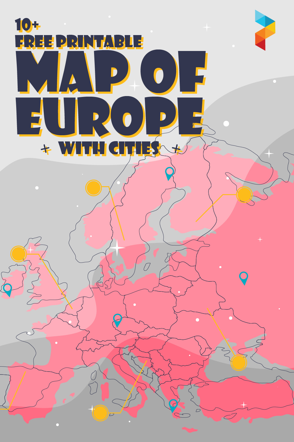 Map Of Europe With Cities